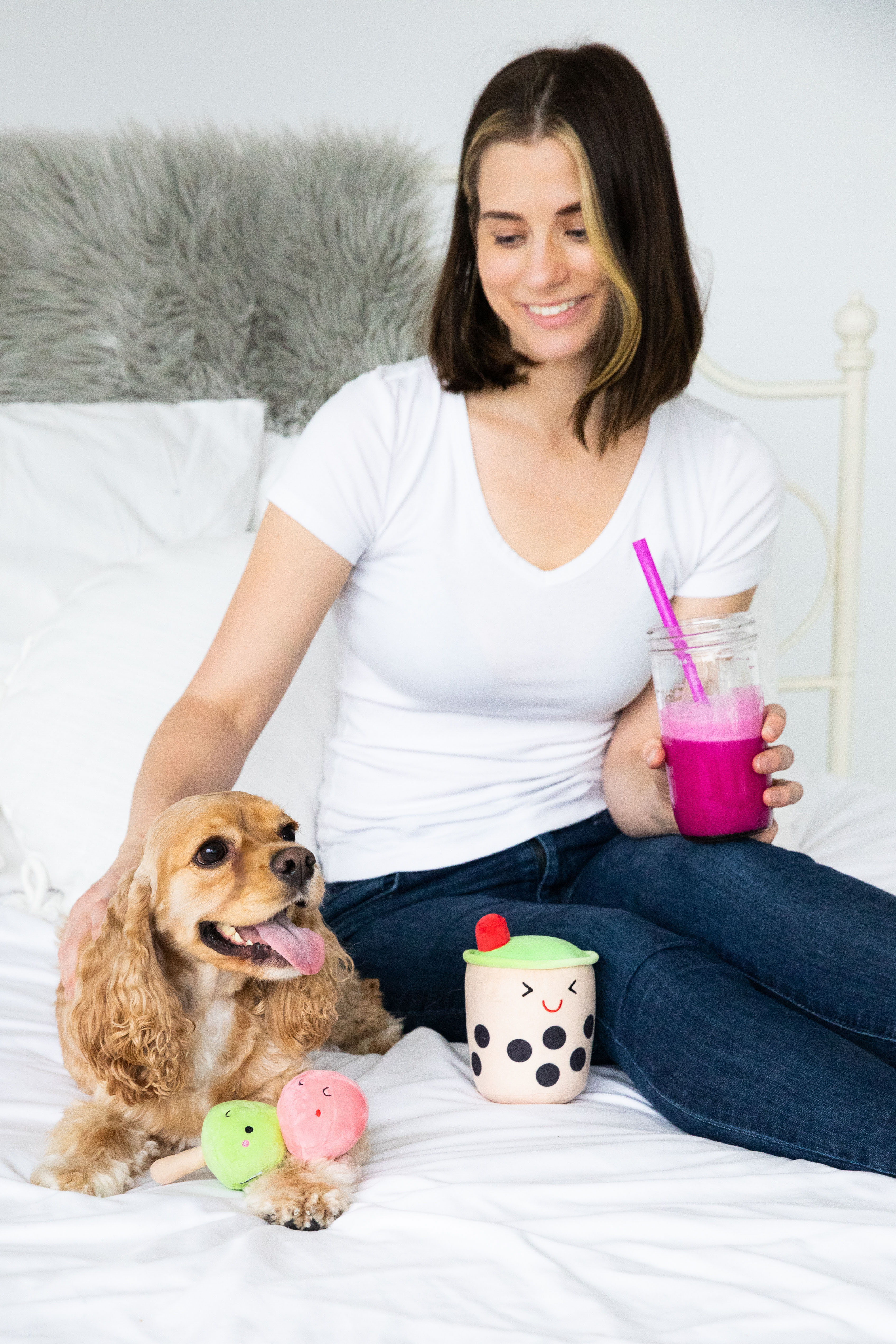 Bubble Tea Dog Toys Multi - 13