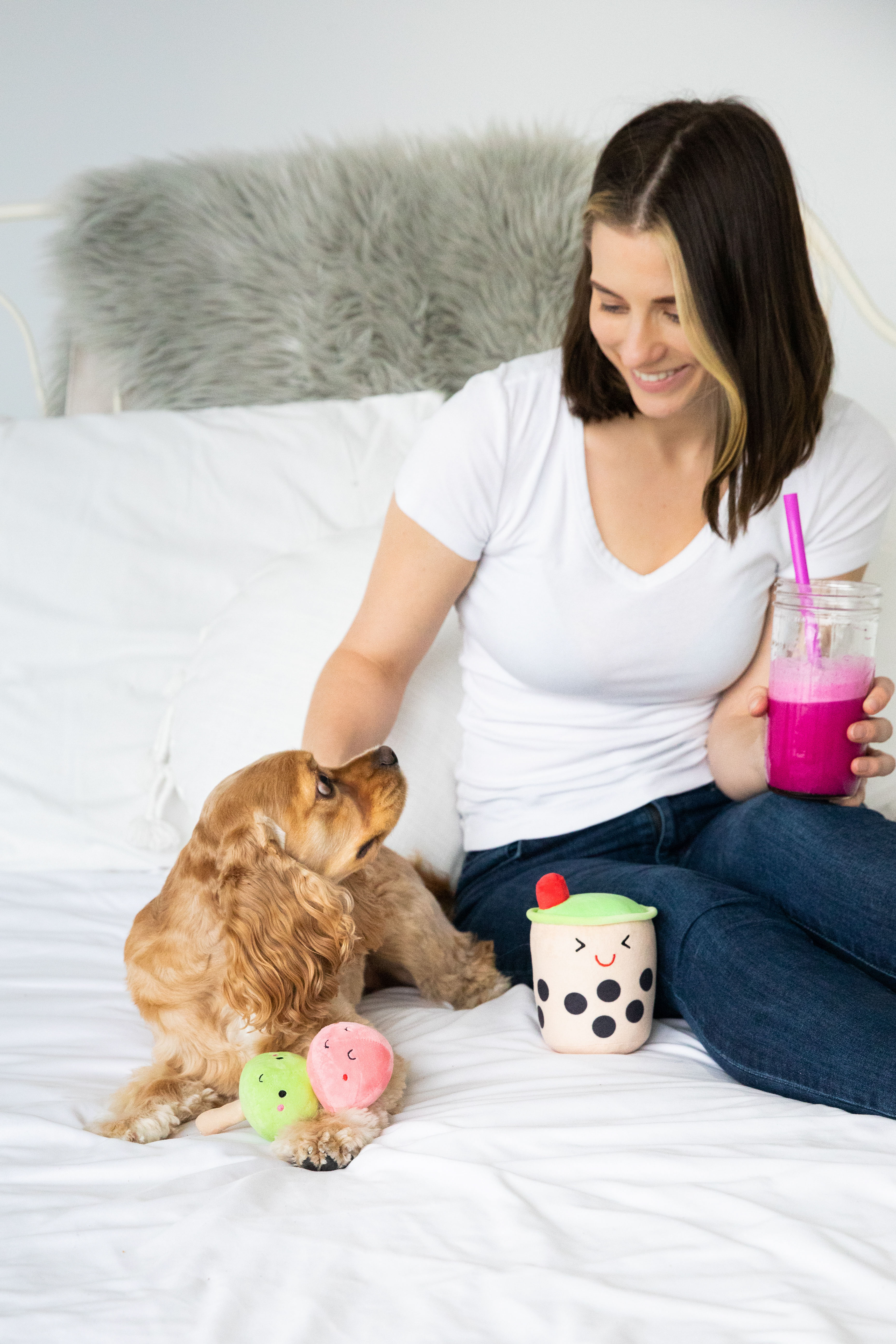 Bubble Tea Dog Toys Multi - 12
