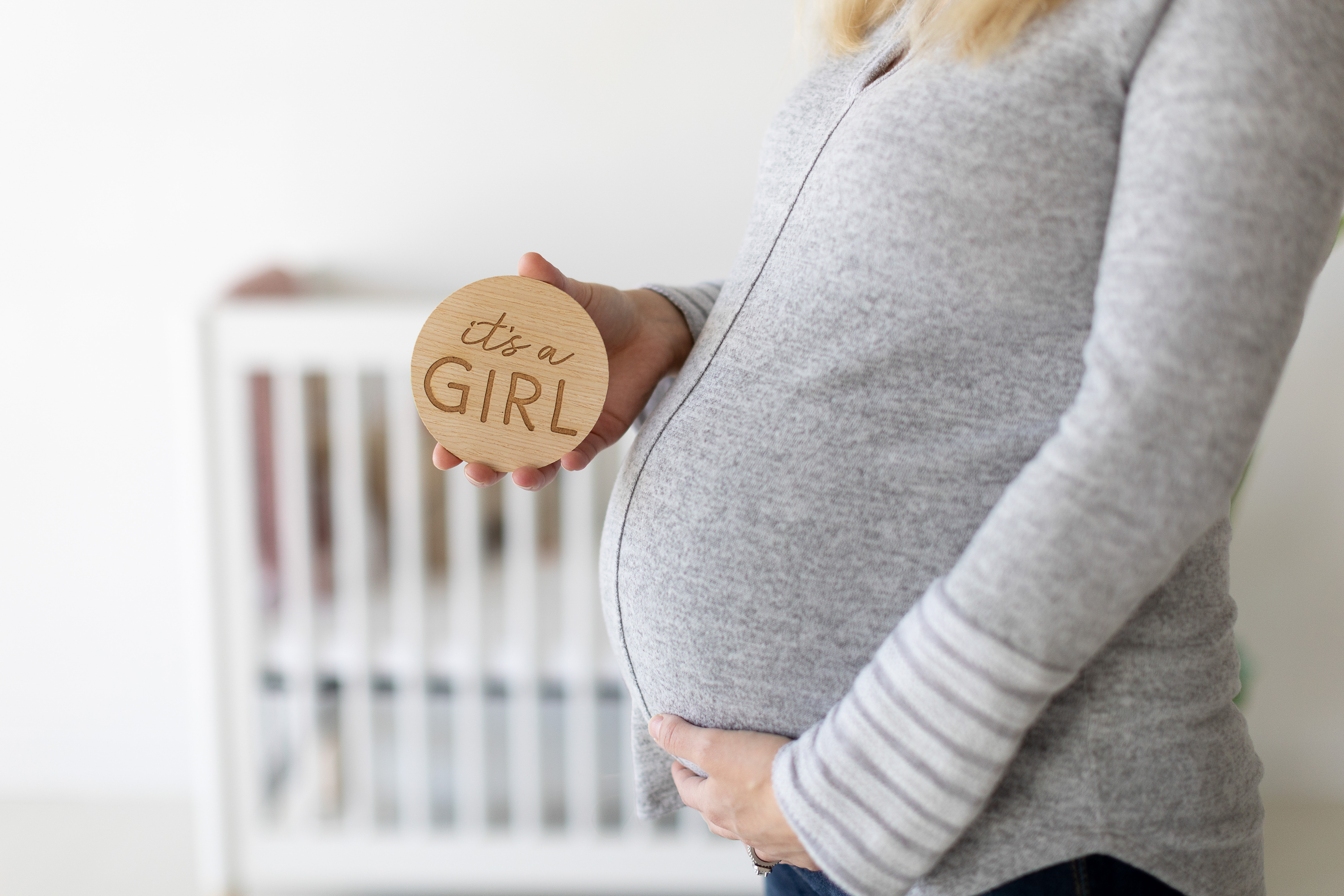Pregnancy photo cards natural wood - 7