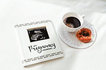 Pearhead Pregnancy journal white