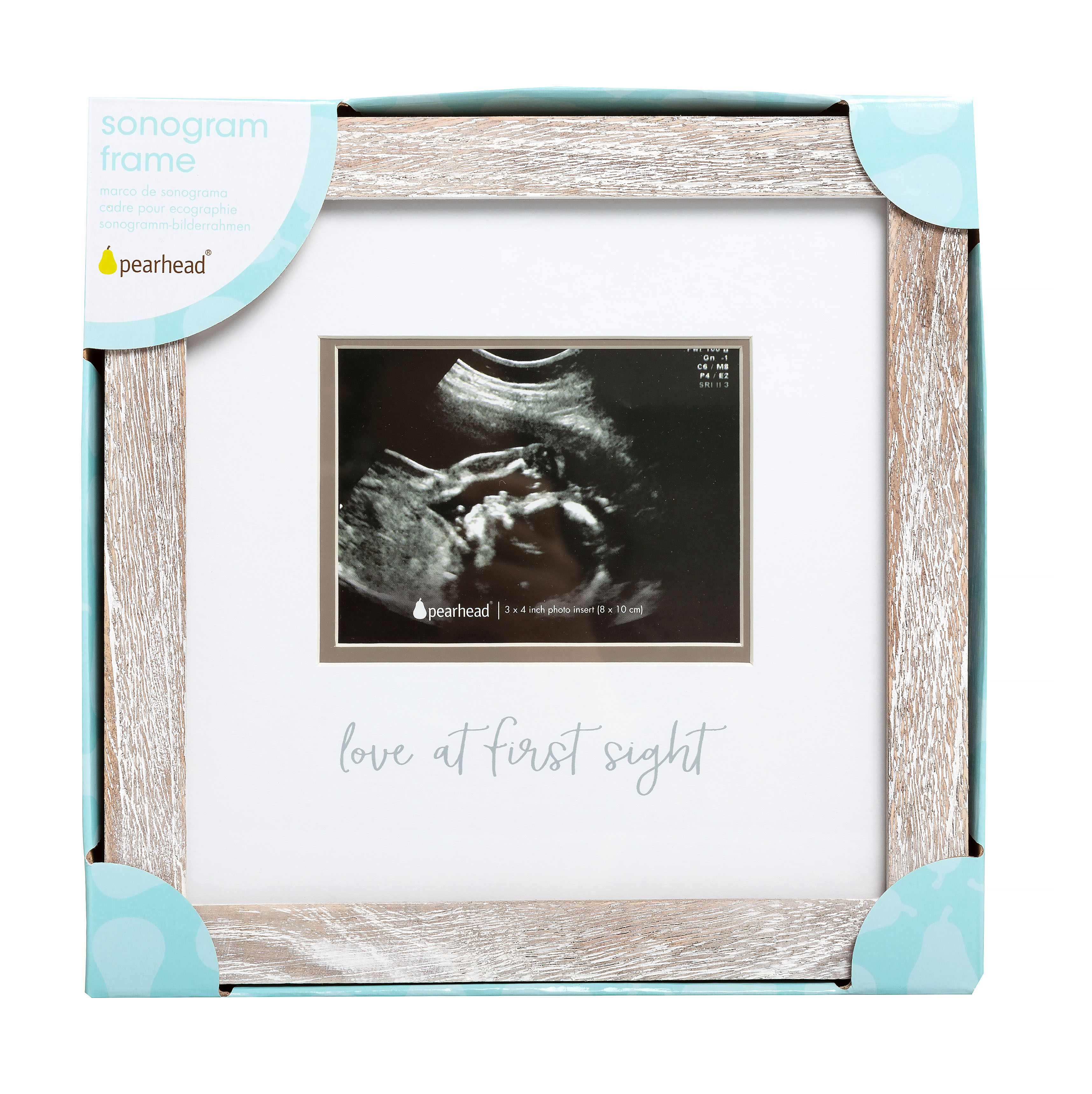 Pearhead Rustic Sonogram Frame rustic - 3