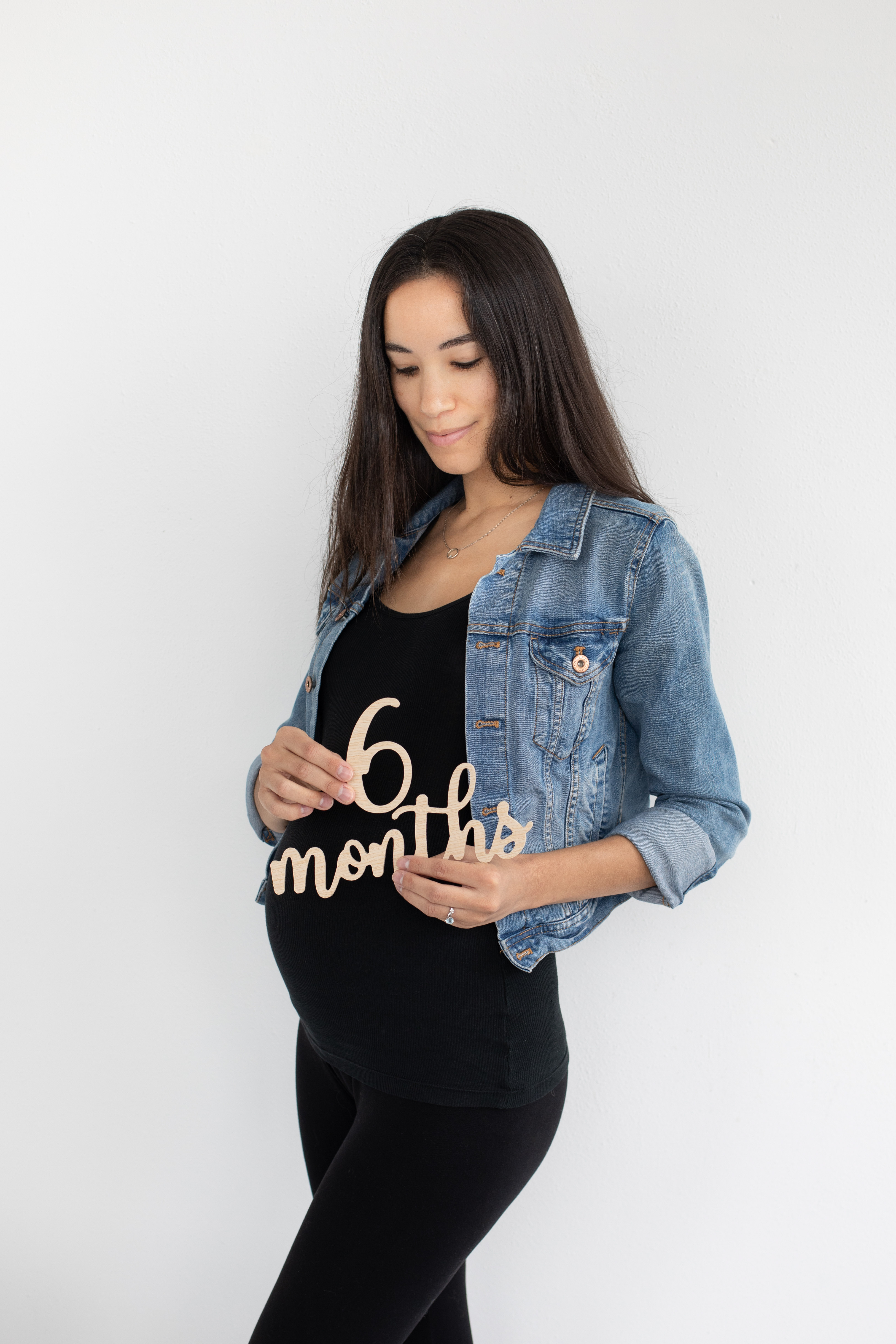 Wooden milestone photo props natural wood - 8