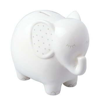 Elephant Bank White