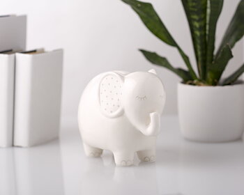 Elephant Bank White