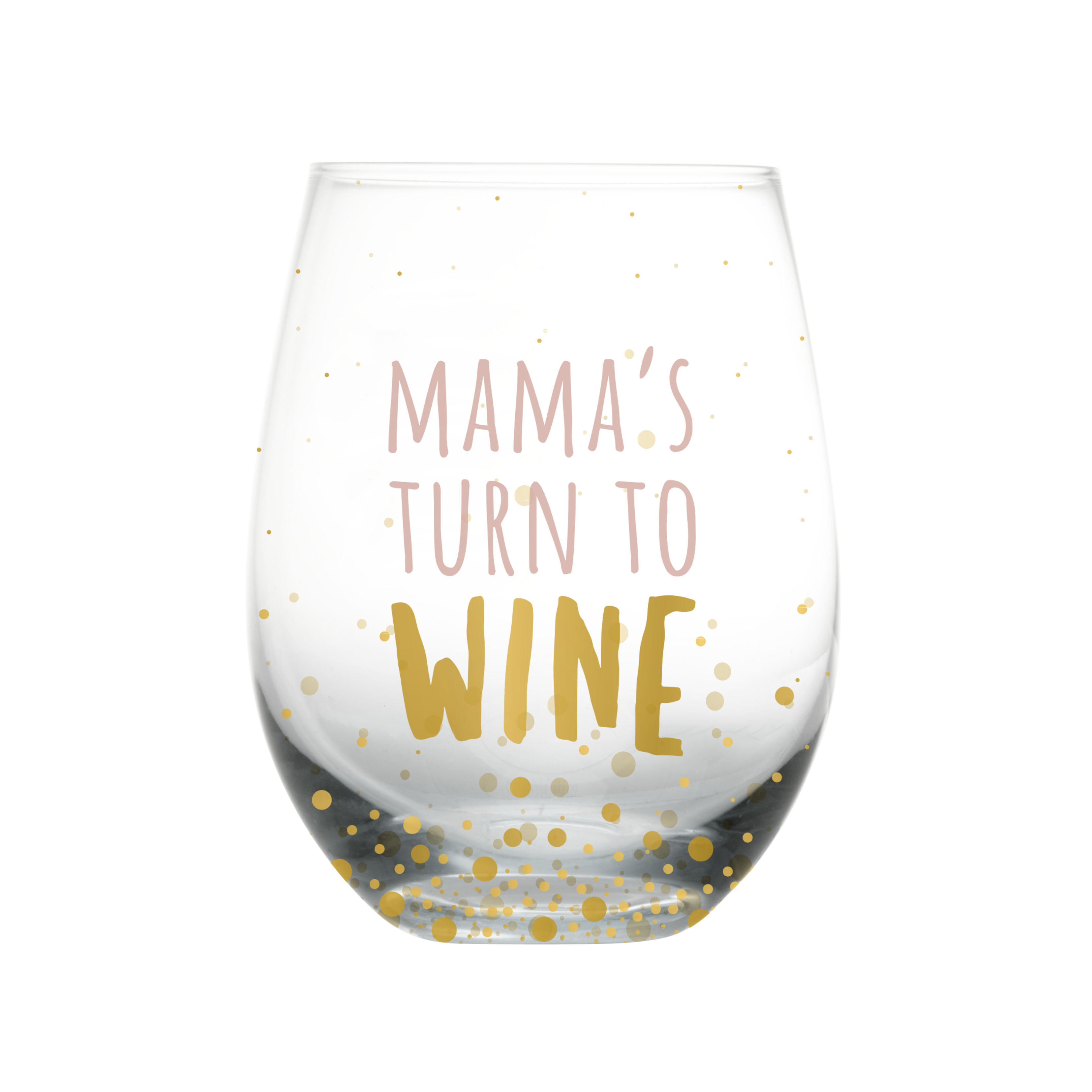 Pearhead "Mama's Turn to Wine" Wine Glass