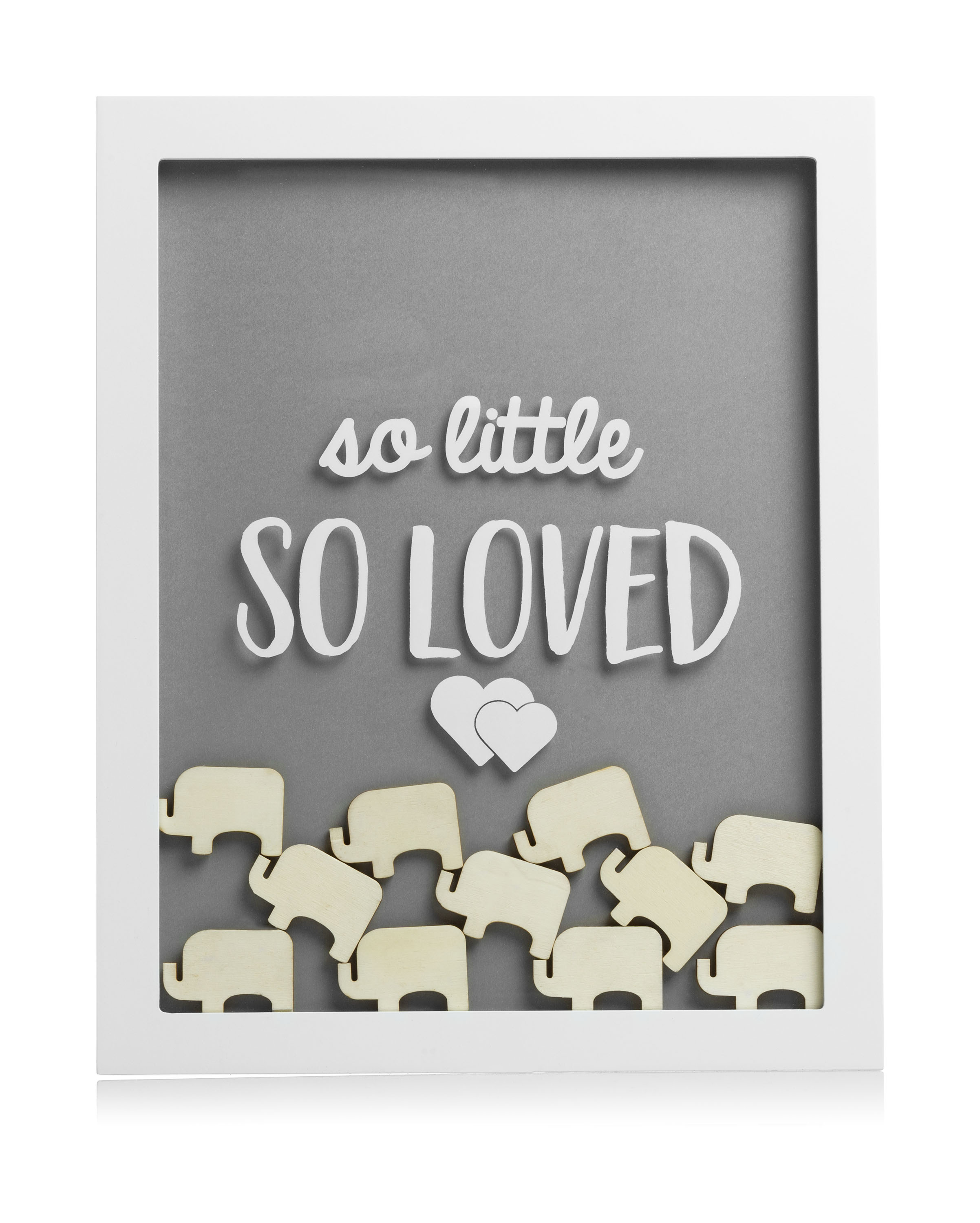 Pearhead Little Wishes Signature Frame White/Gray - 5