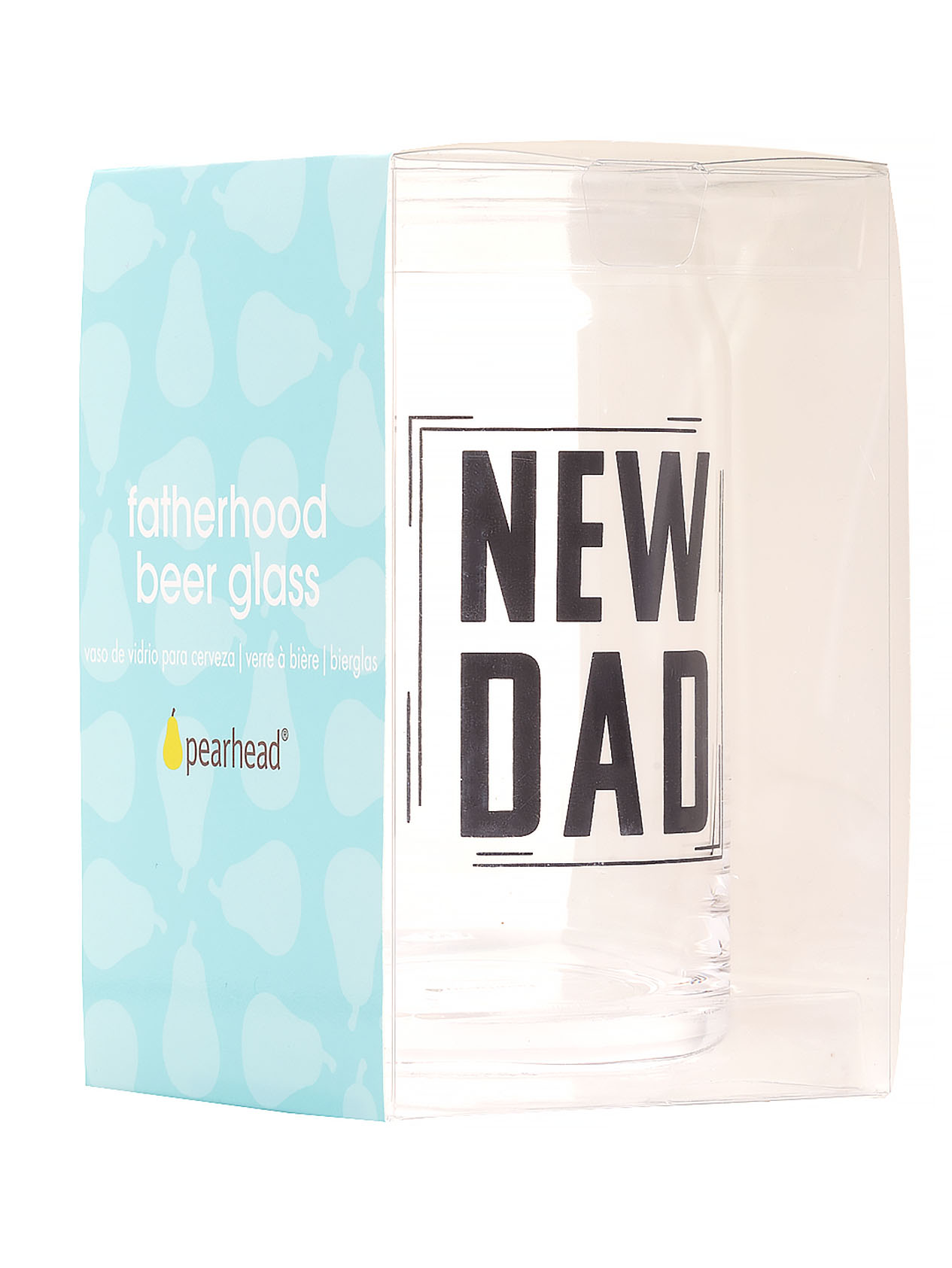 Pearhead New Dad Beer Glass Black - 3