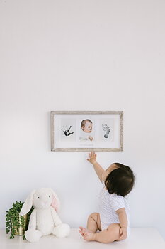 Babyprints Rustic Frame Rustic