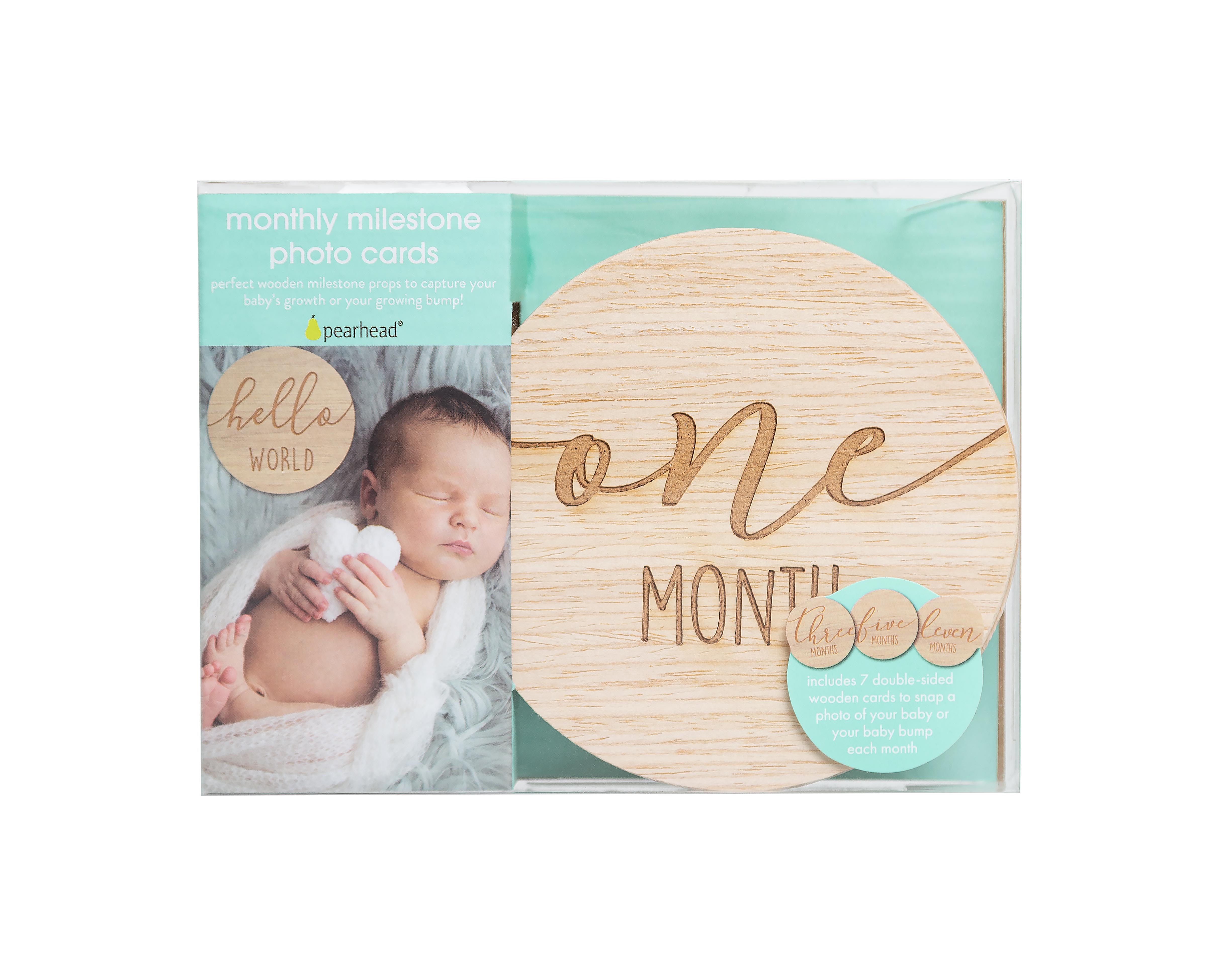 Wooden milestone cards Wood - 3