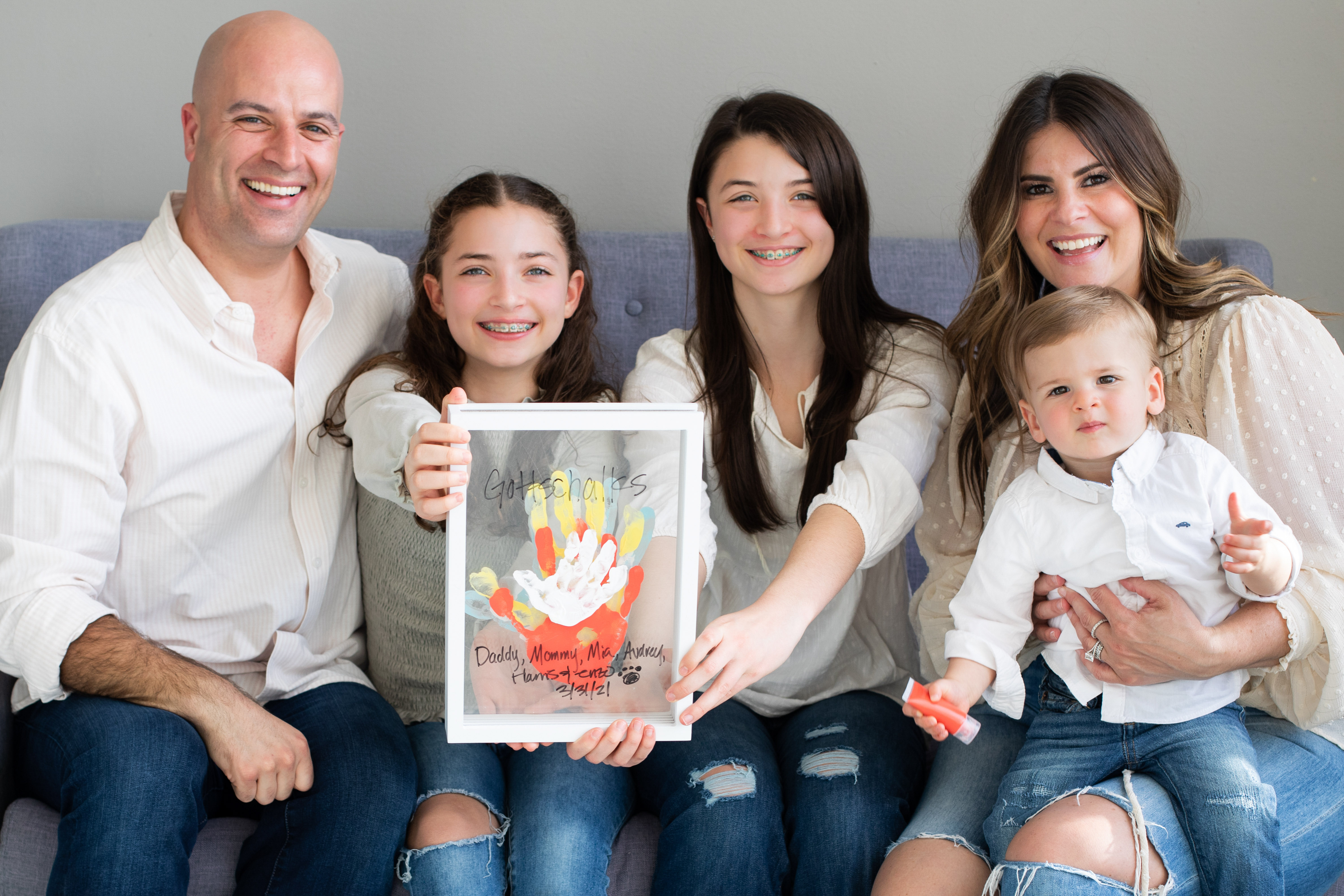 Clear family print frame White - 14