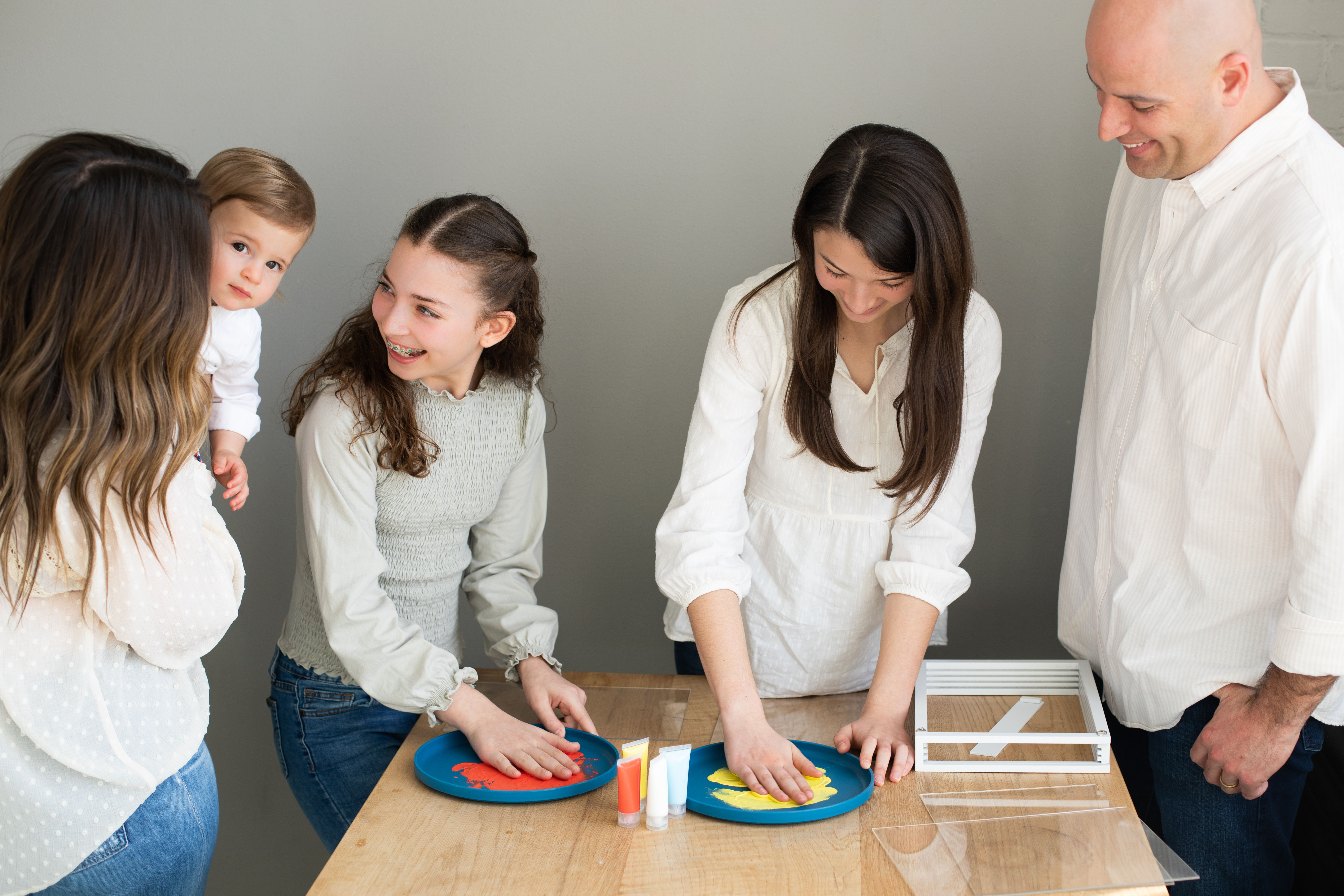 Clear family print frame White - 12