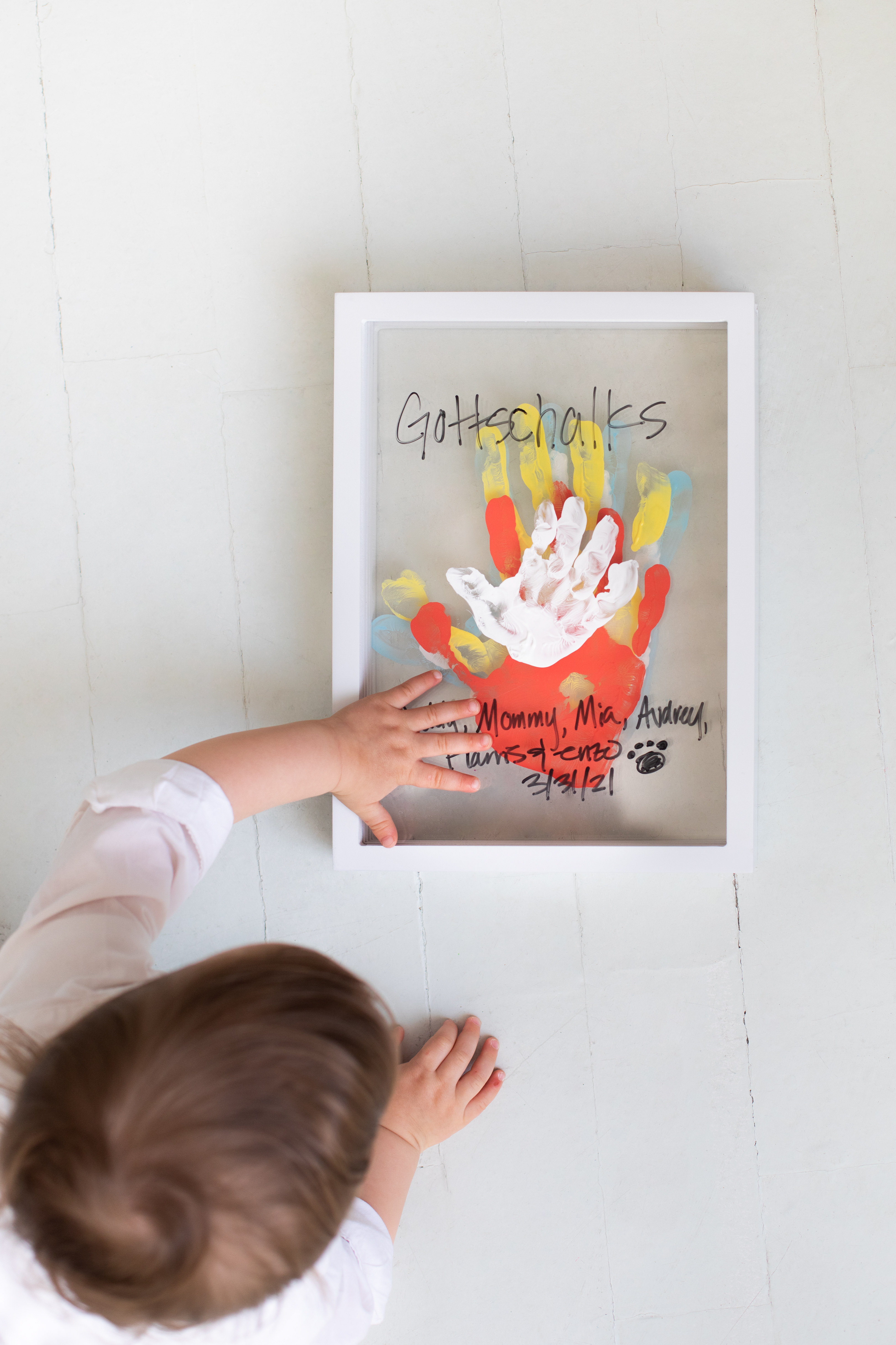 Clear family print frame White - 16