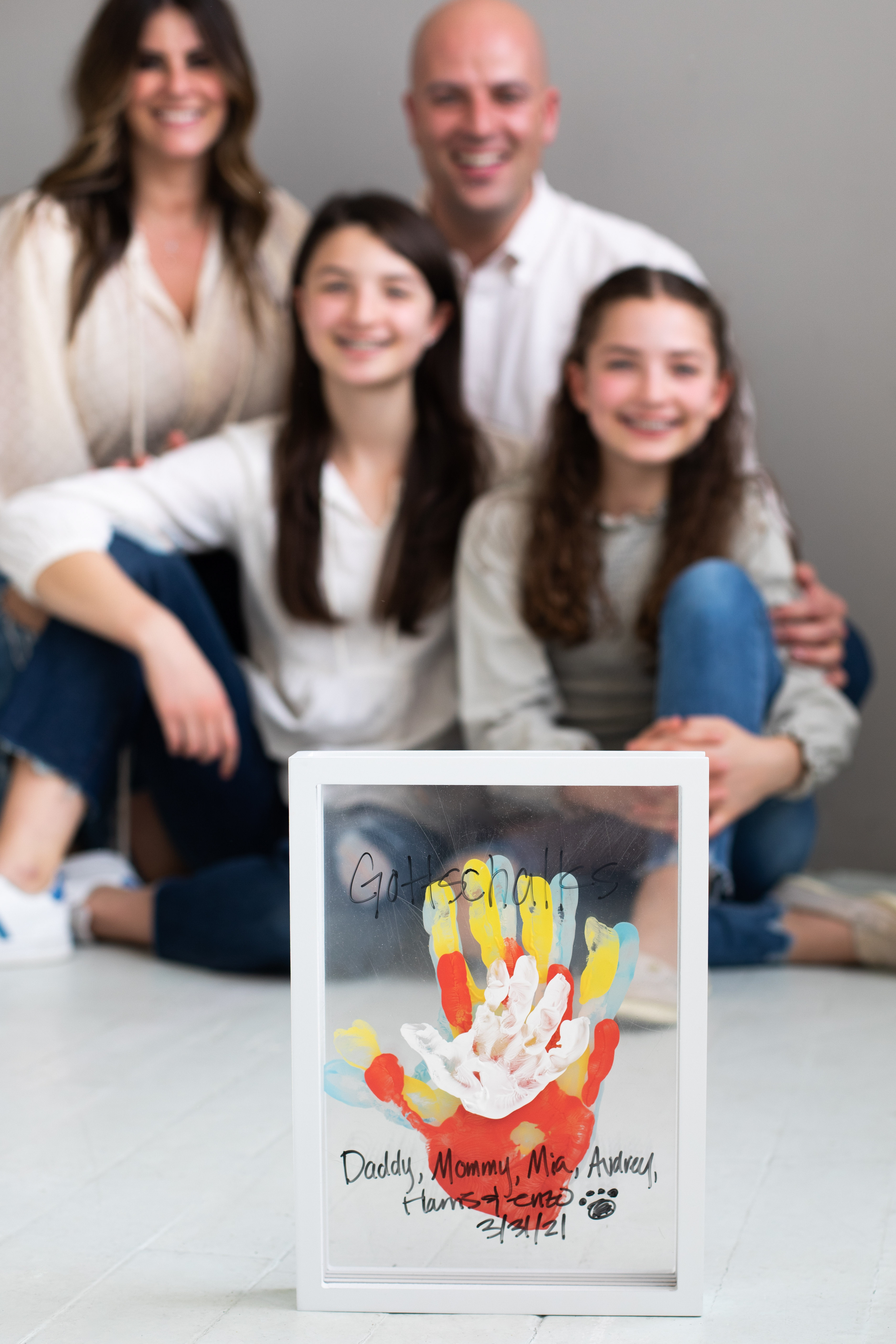 Clear family print frame White - 17