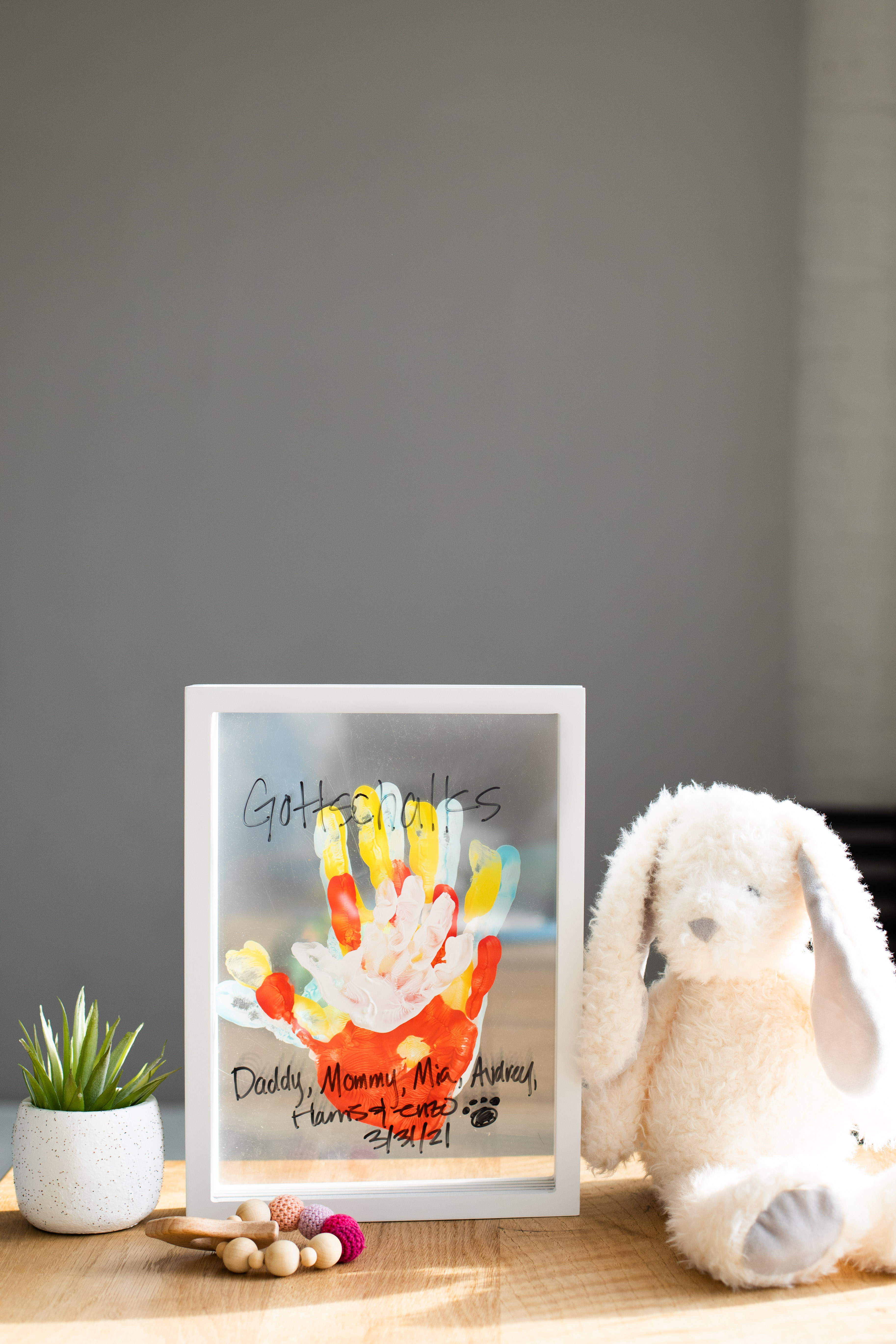 Clear family print frame White - 15
