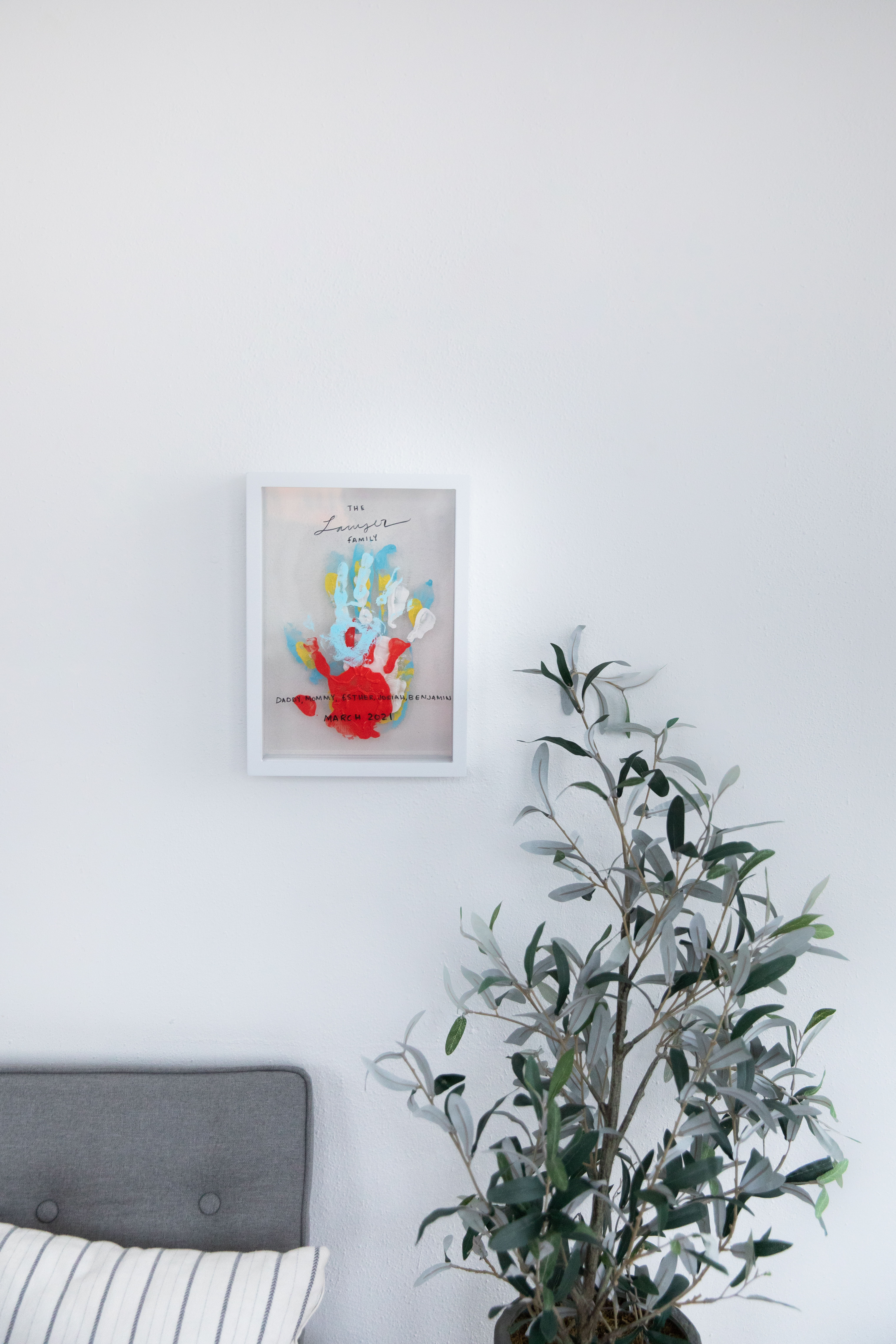 Clear family print frame White - 11