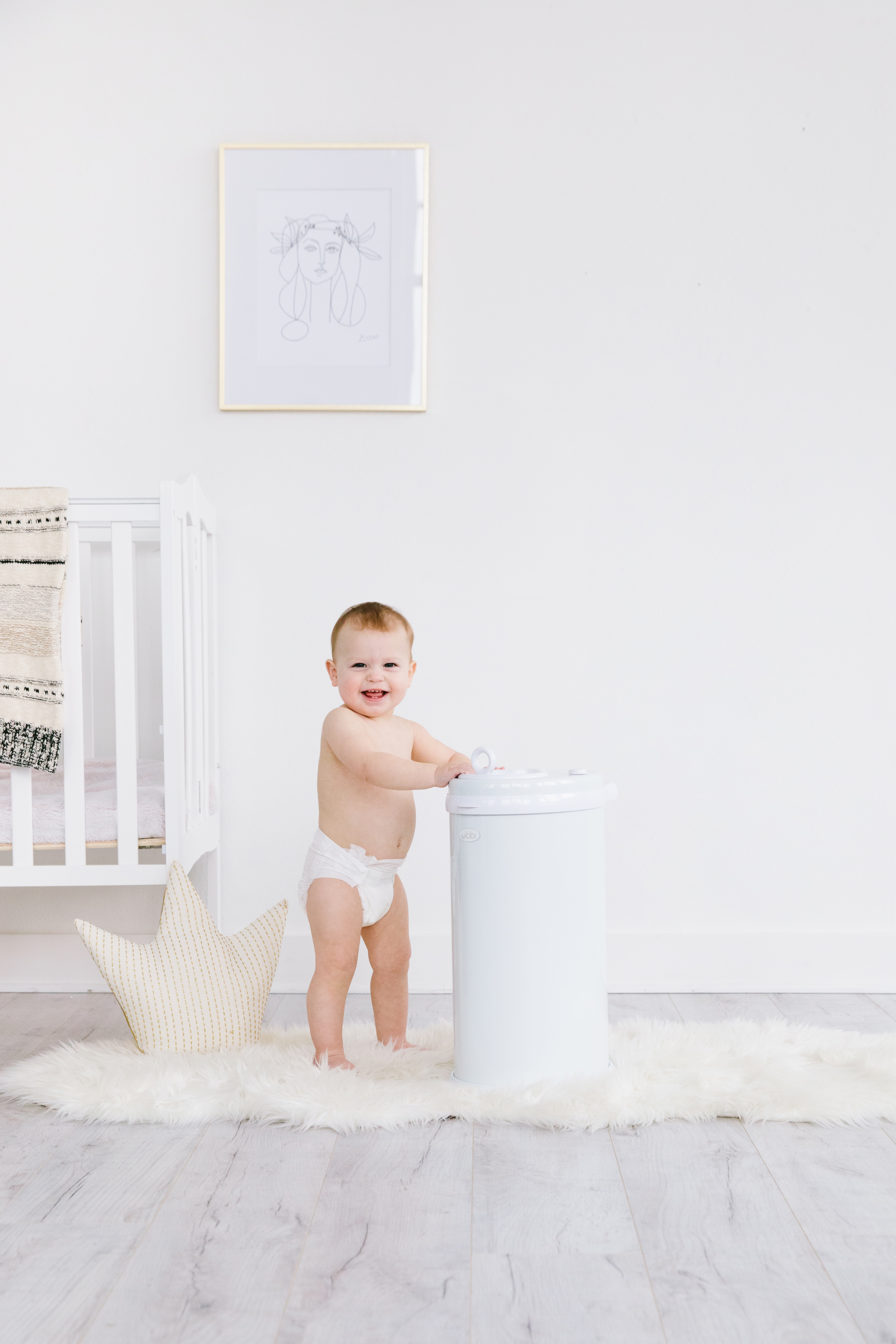 Diaper Pail White - 8