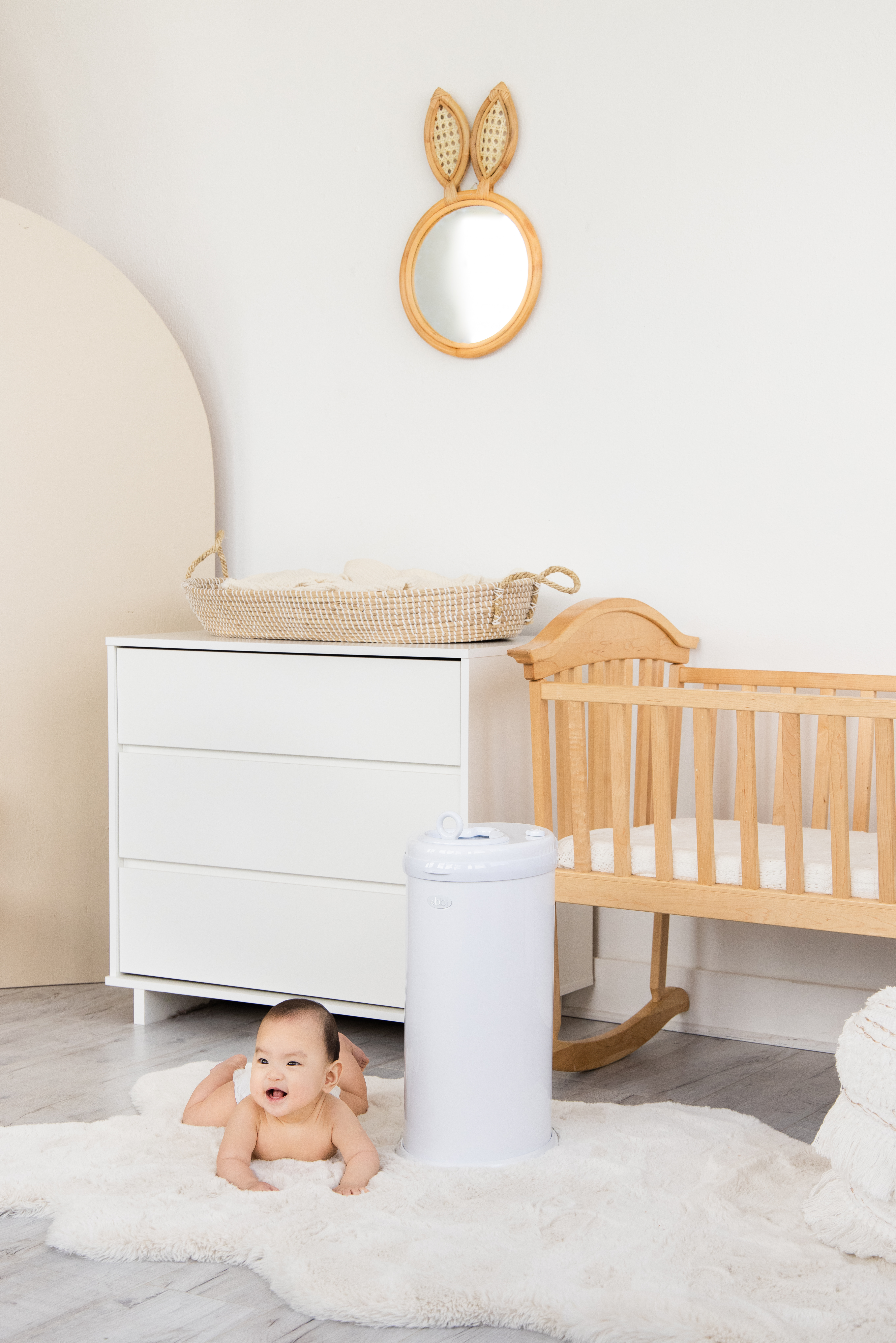 Diaper Pail White - 14