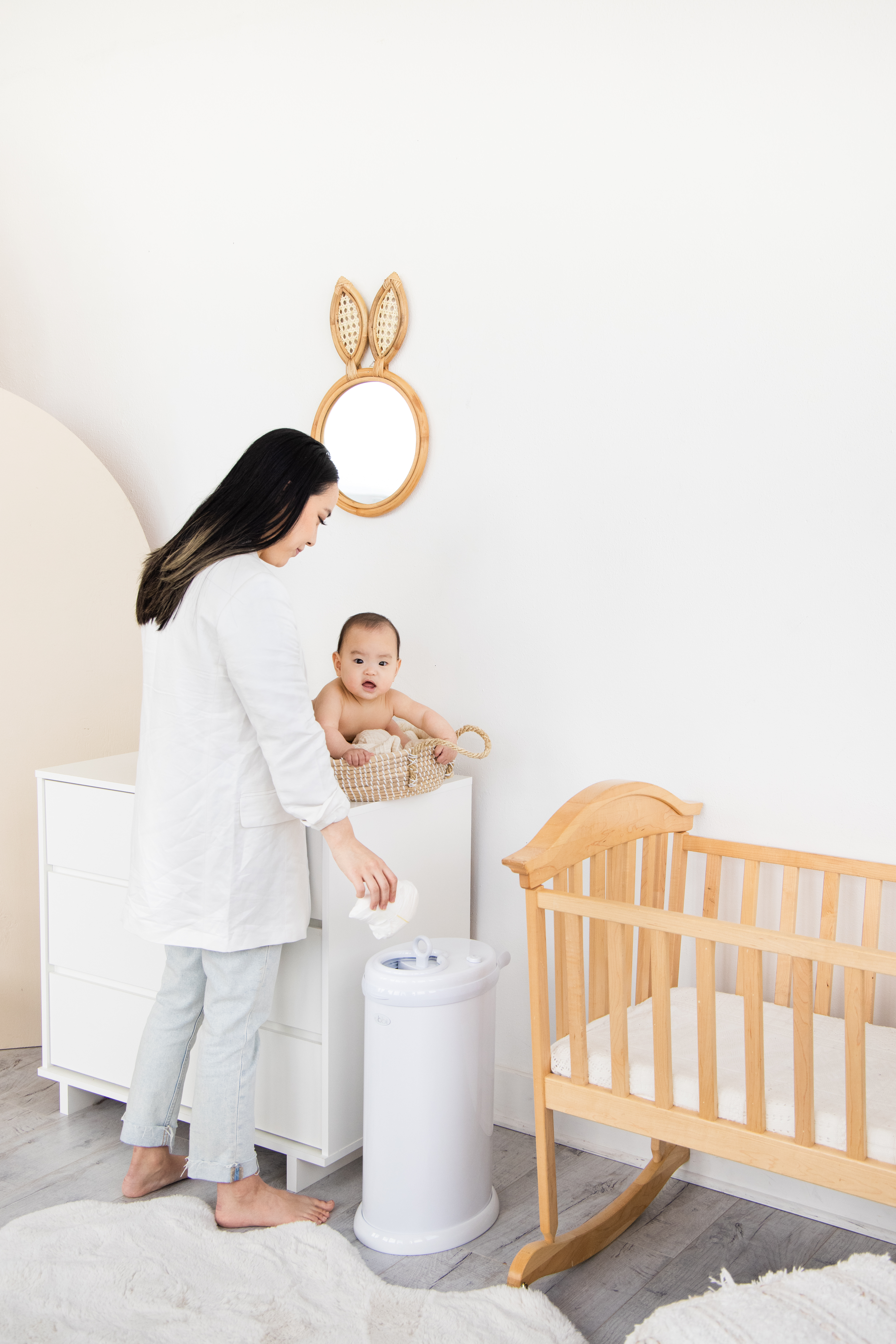 Diaper Pail White - 13