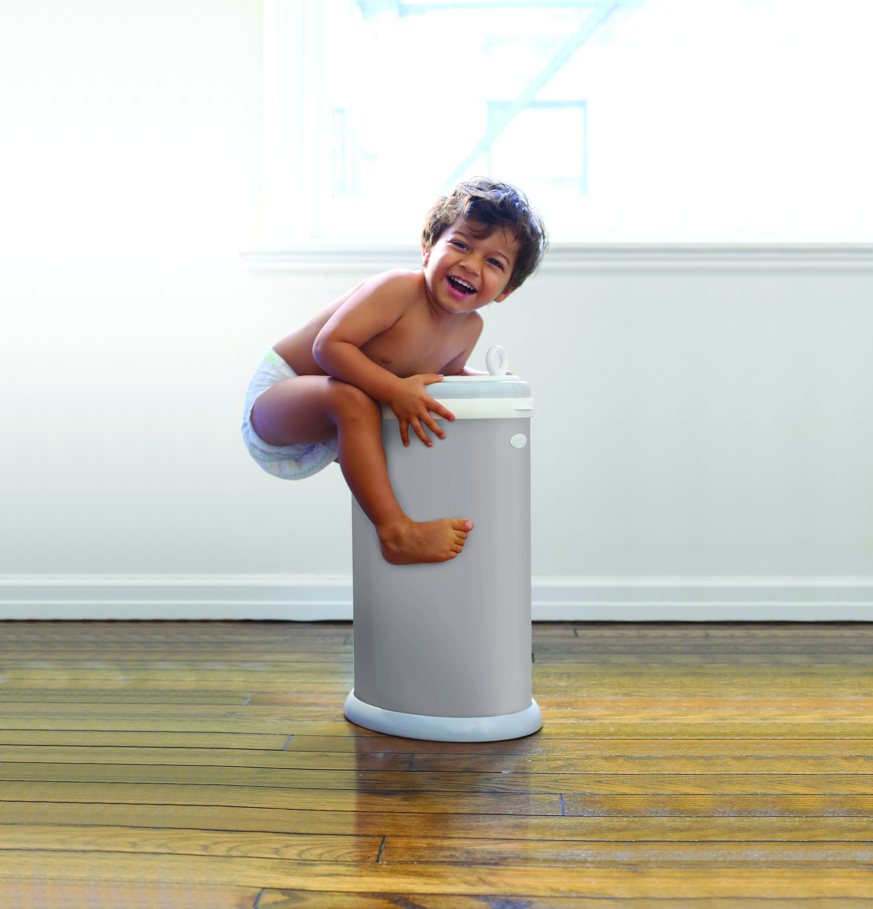 Diaper Pail Grey - 3