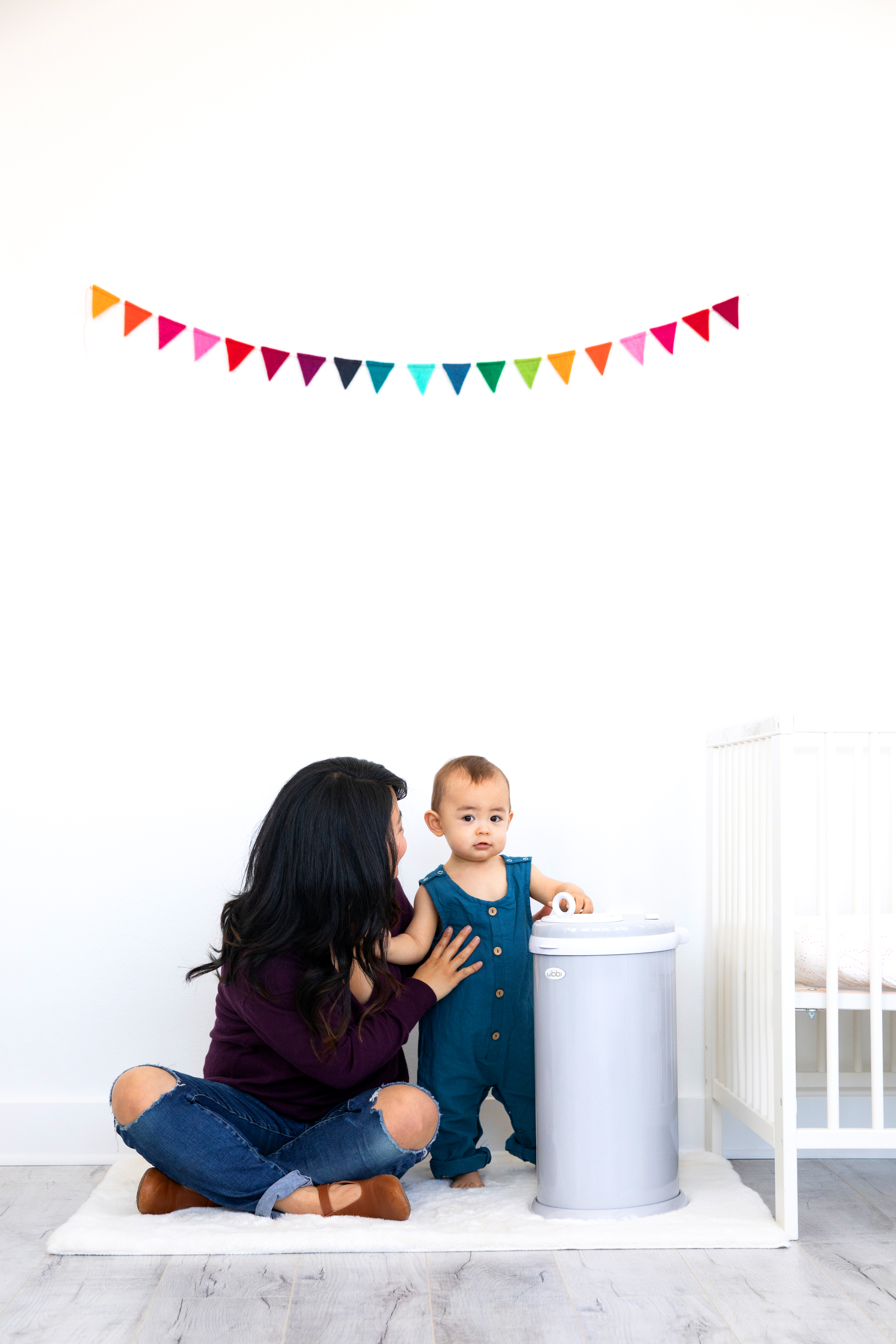 Diaper Pail Grey - 5