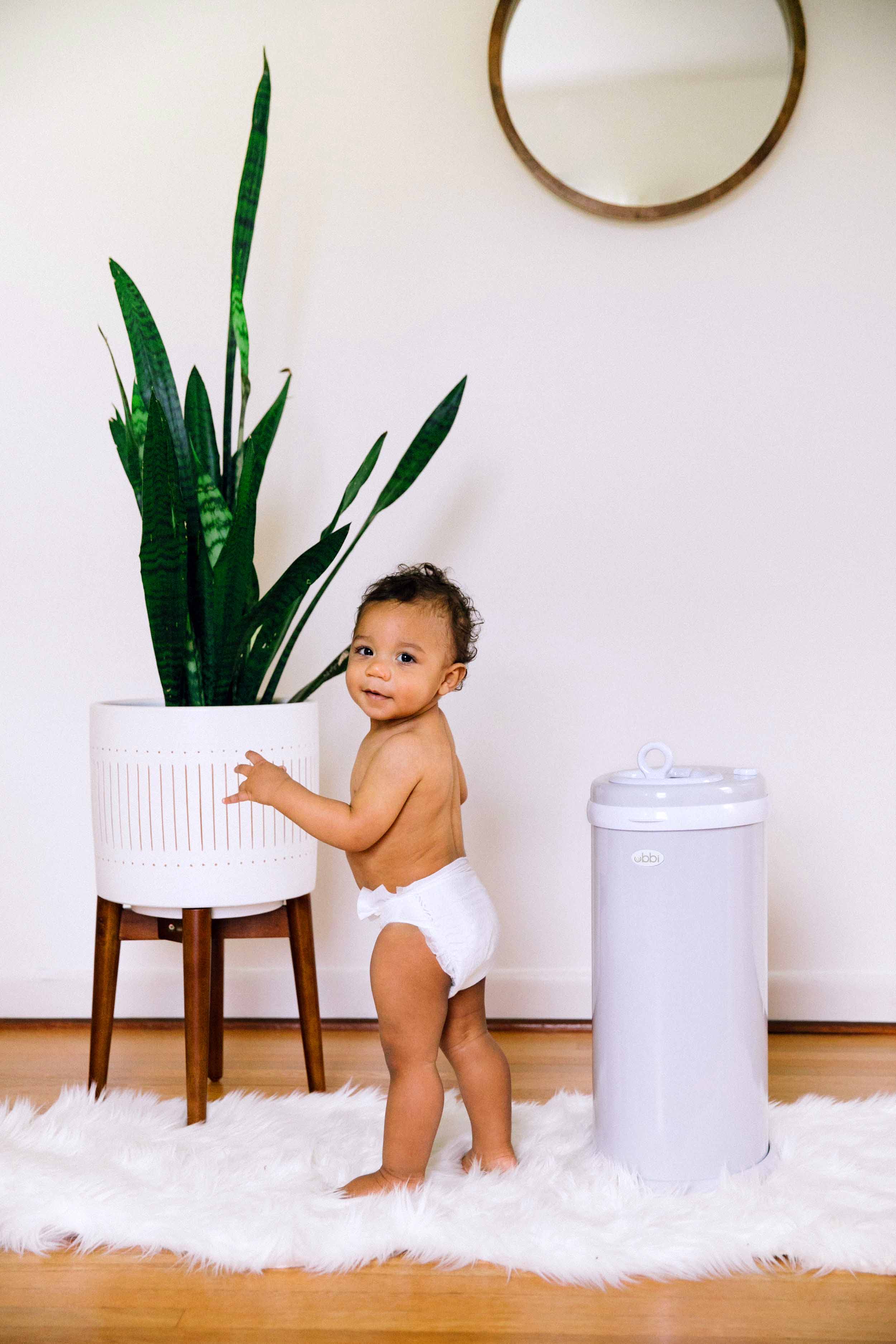 Diaper Pail Grey - 6