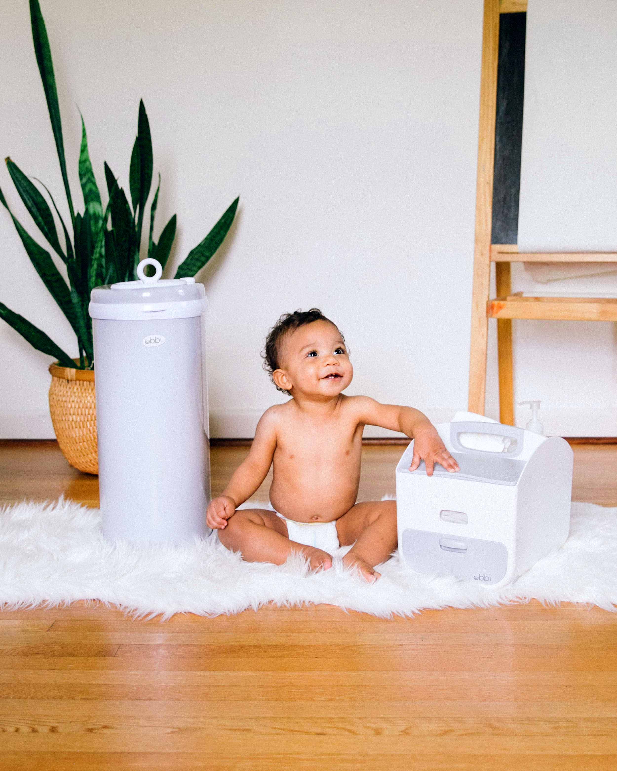 Diaper Pail Grey - 7
