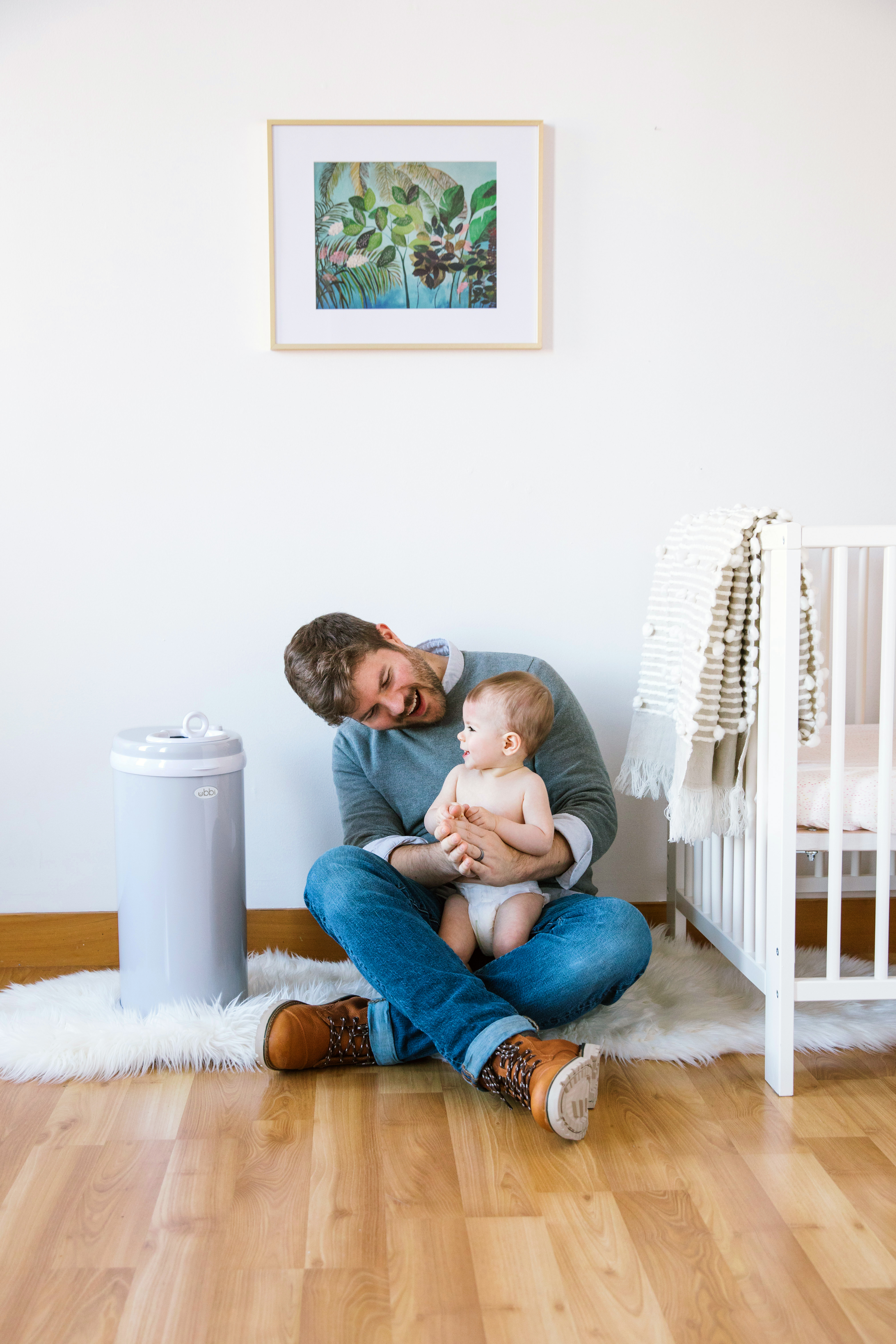 Diaper Pail Grey - 2