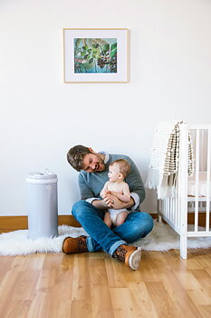 Diaper Pail Grey