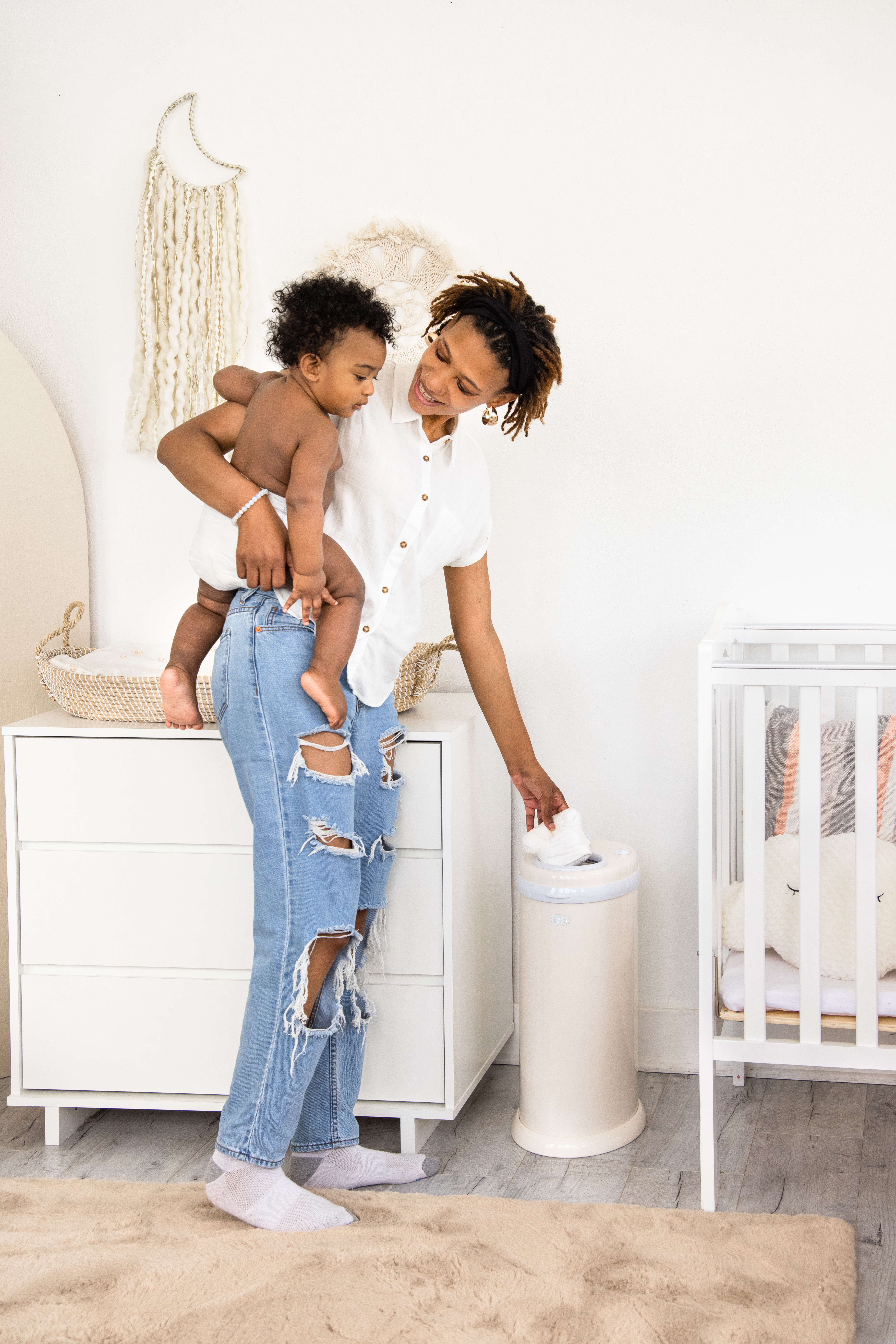 Diaper Pail Ivory - 15