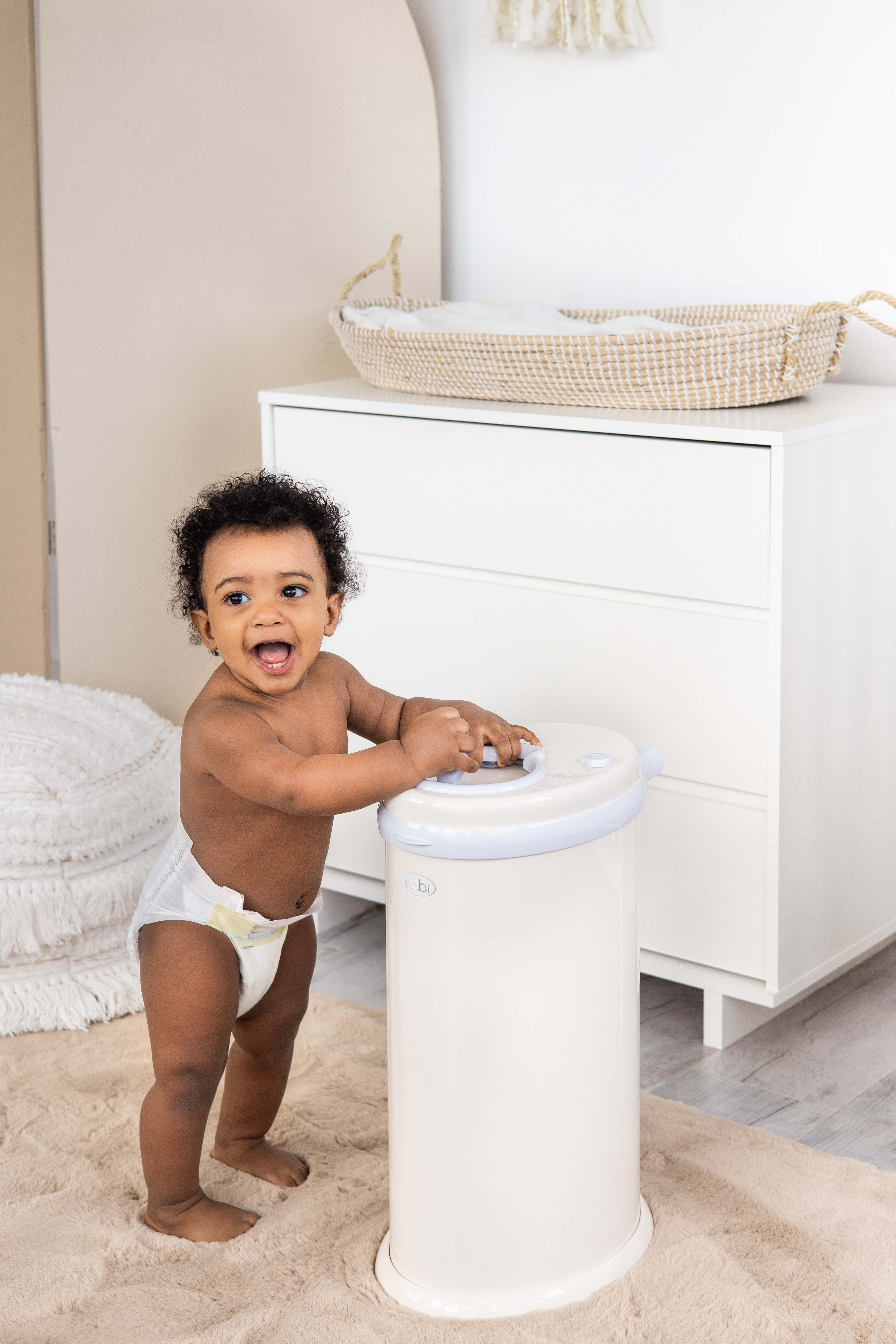 Diaper Pail Ivory - 9