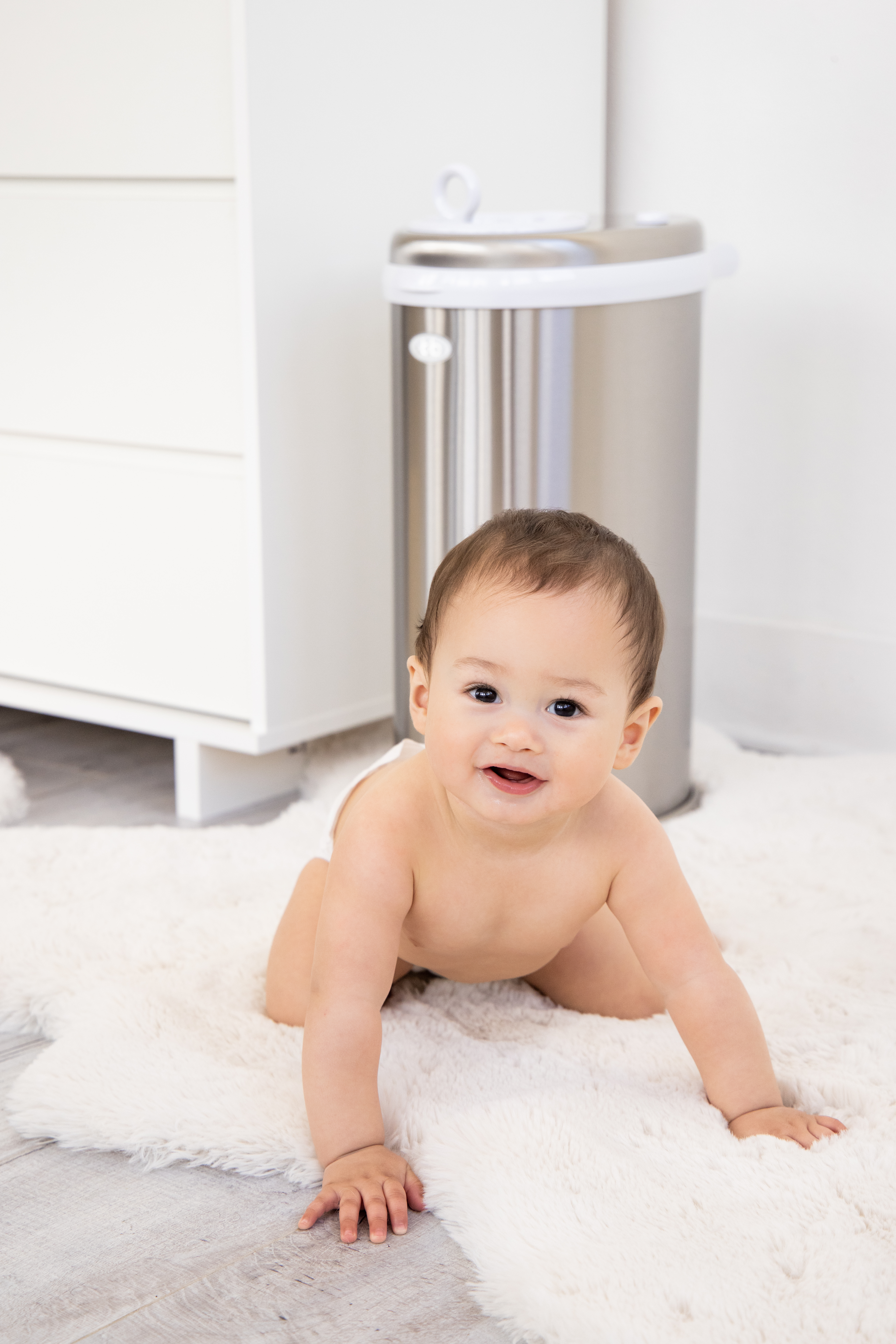 Diaper Pail Silver - 7