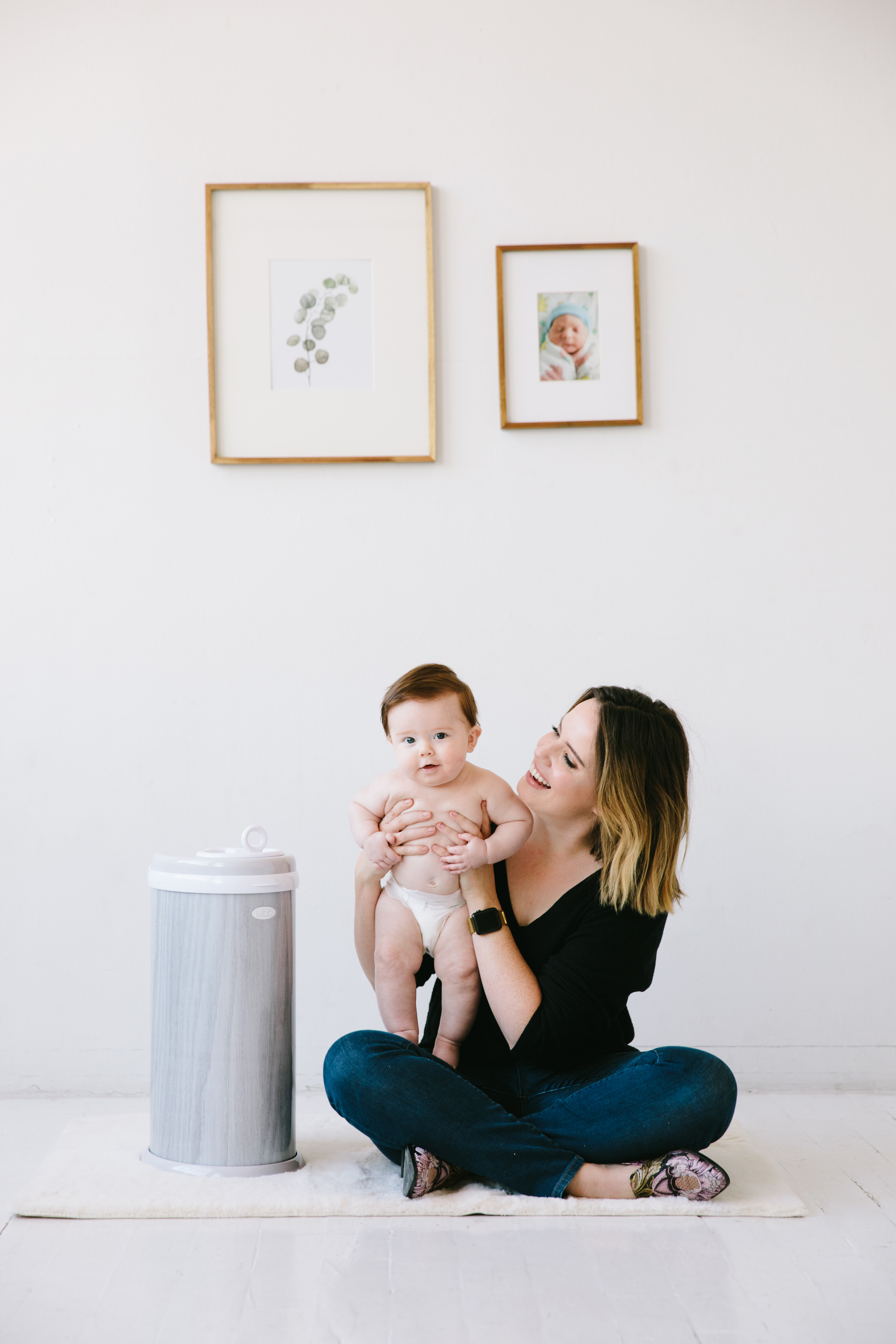 Diaper Pail Wood Grain - 5