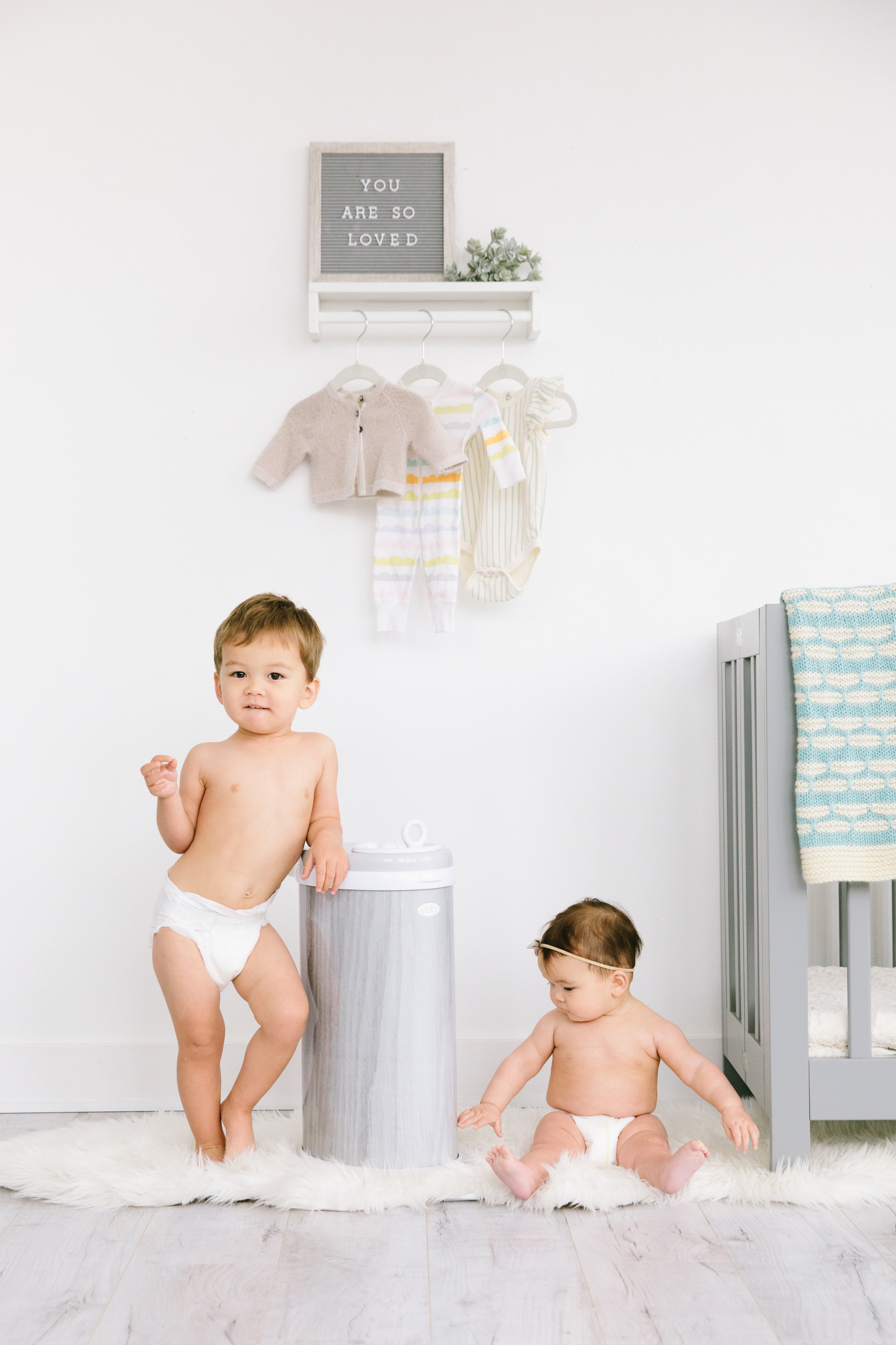 Diaper Pail Wood Grain - 4