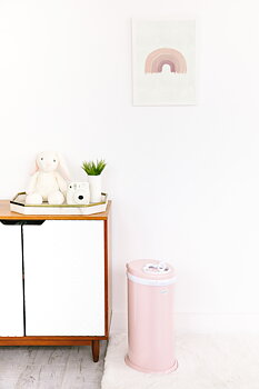 Diaper Pail Blush Pink