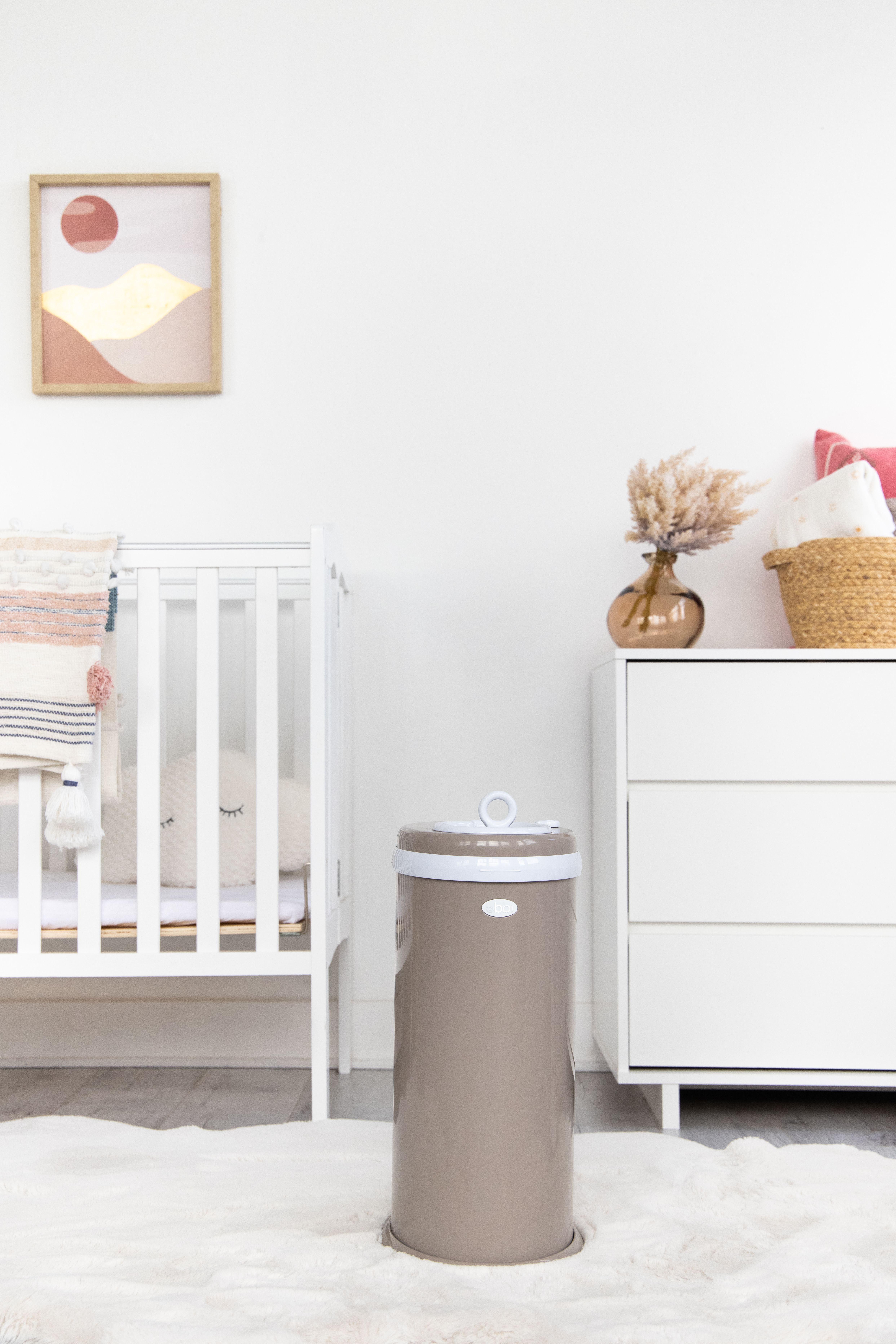 Diaper Pail Taupe - 2