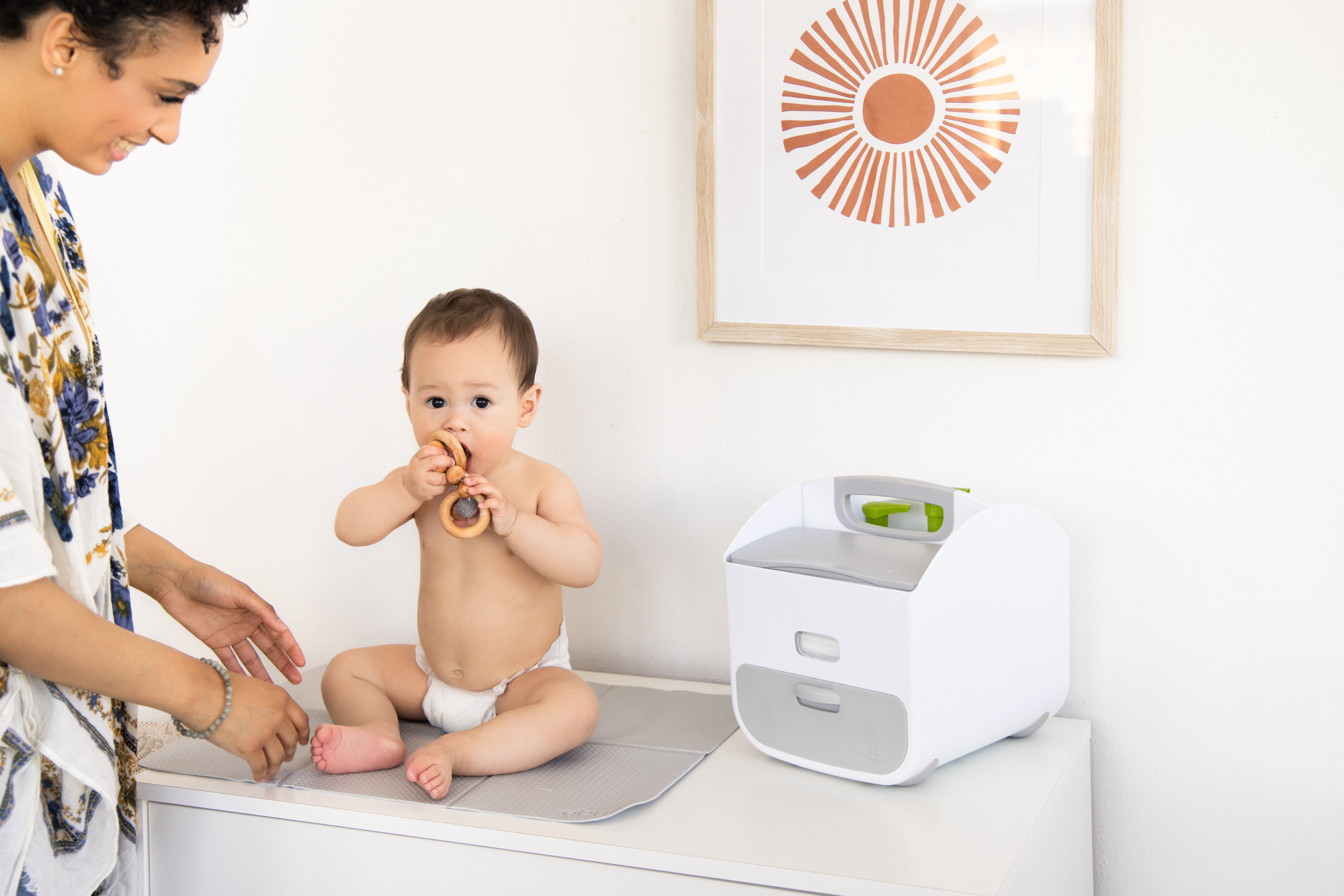 Diaper Caddy Gray - 7