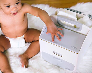 Ubbi Diaper Caddy Gray