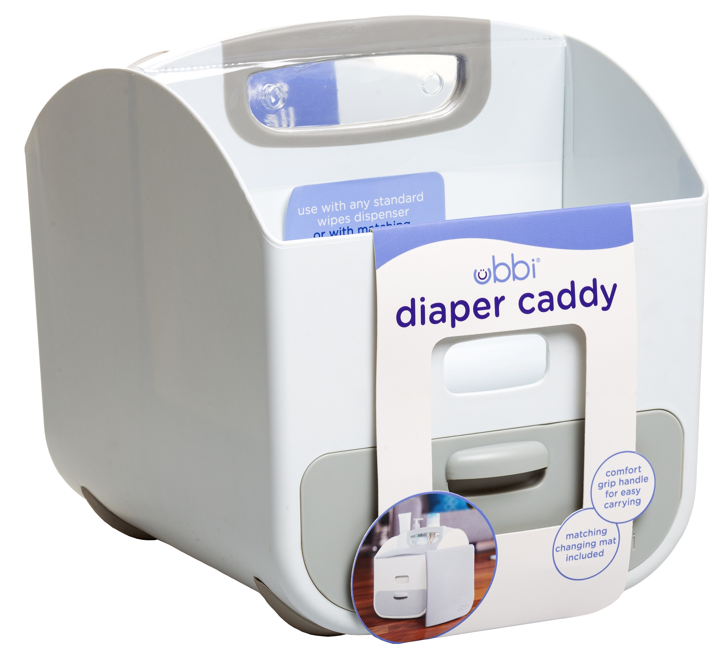 Diaper Caddy Gray - 3