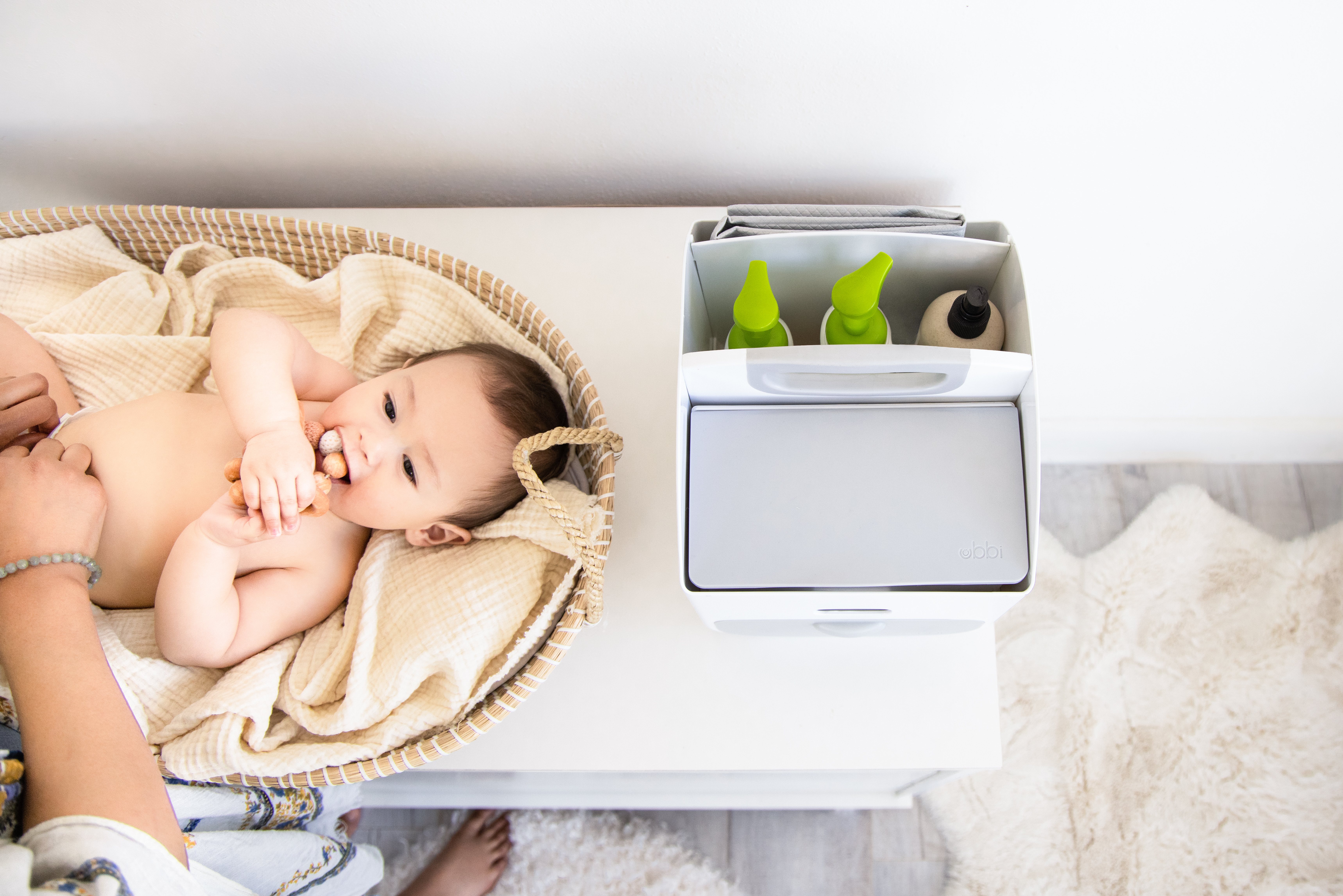 Diaper Caddy Gray - 6