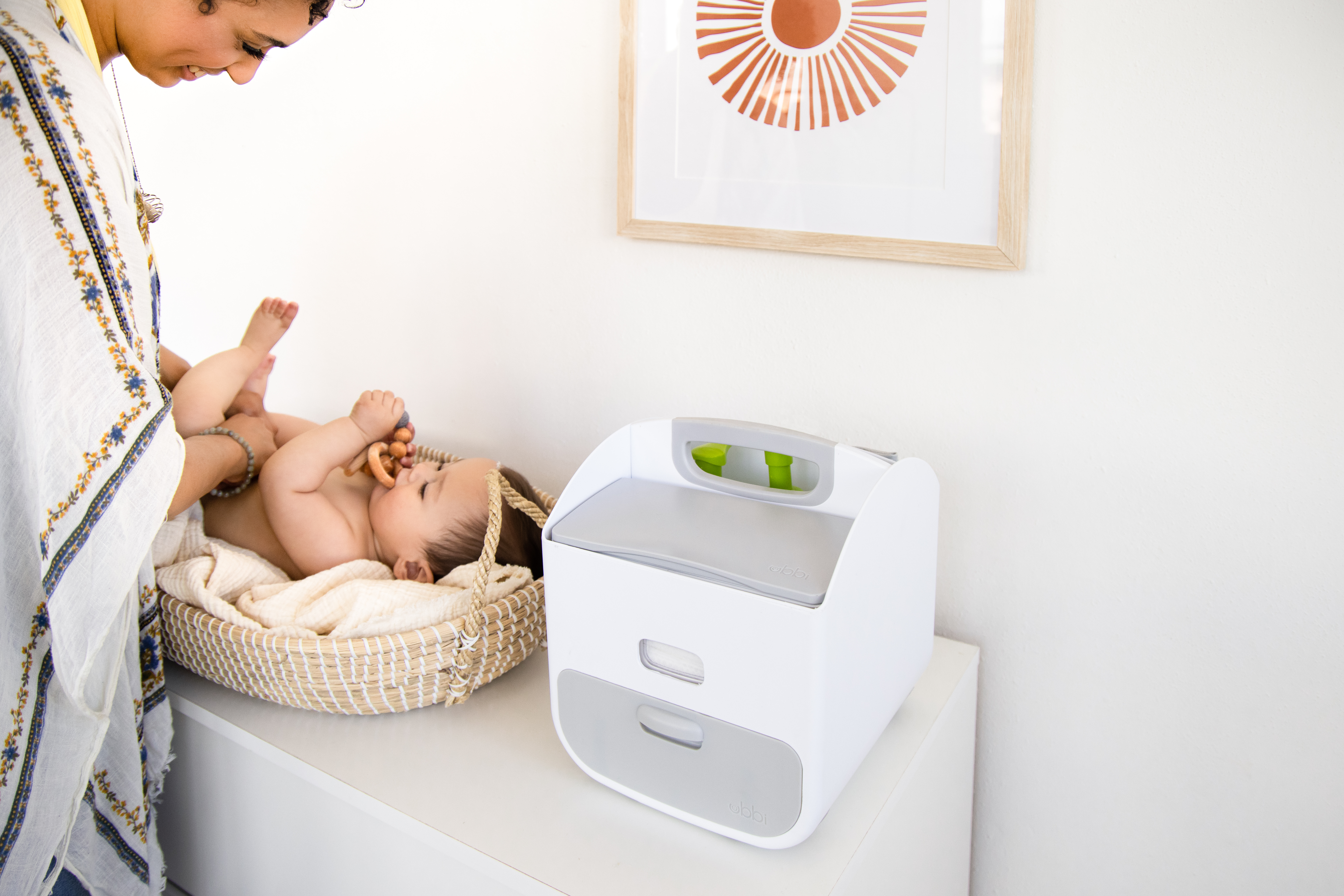 Diaper Caddy Gray - 5
