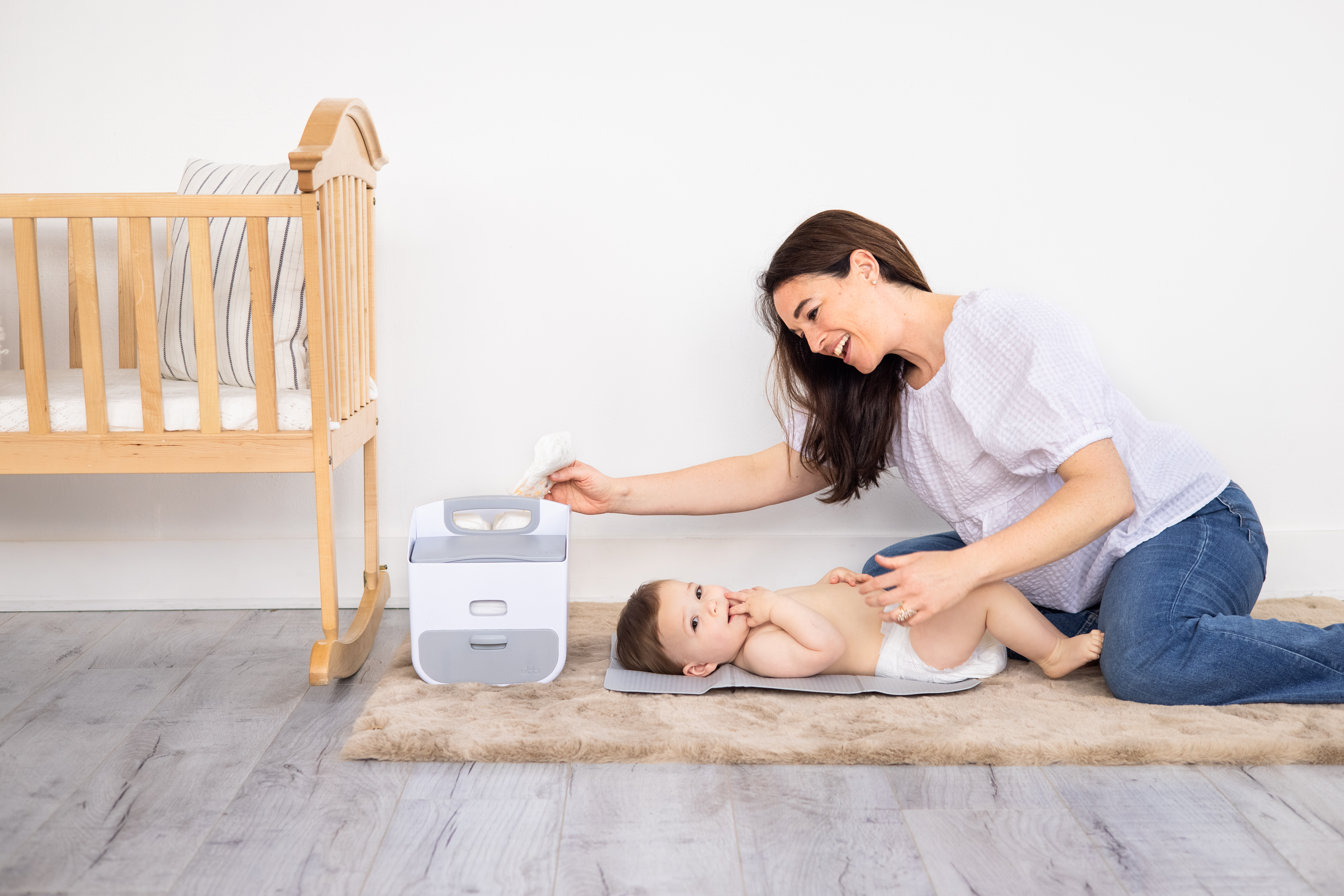 Diaper Caddy Gray - 9
