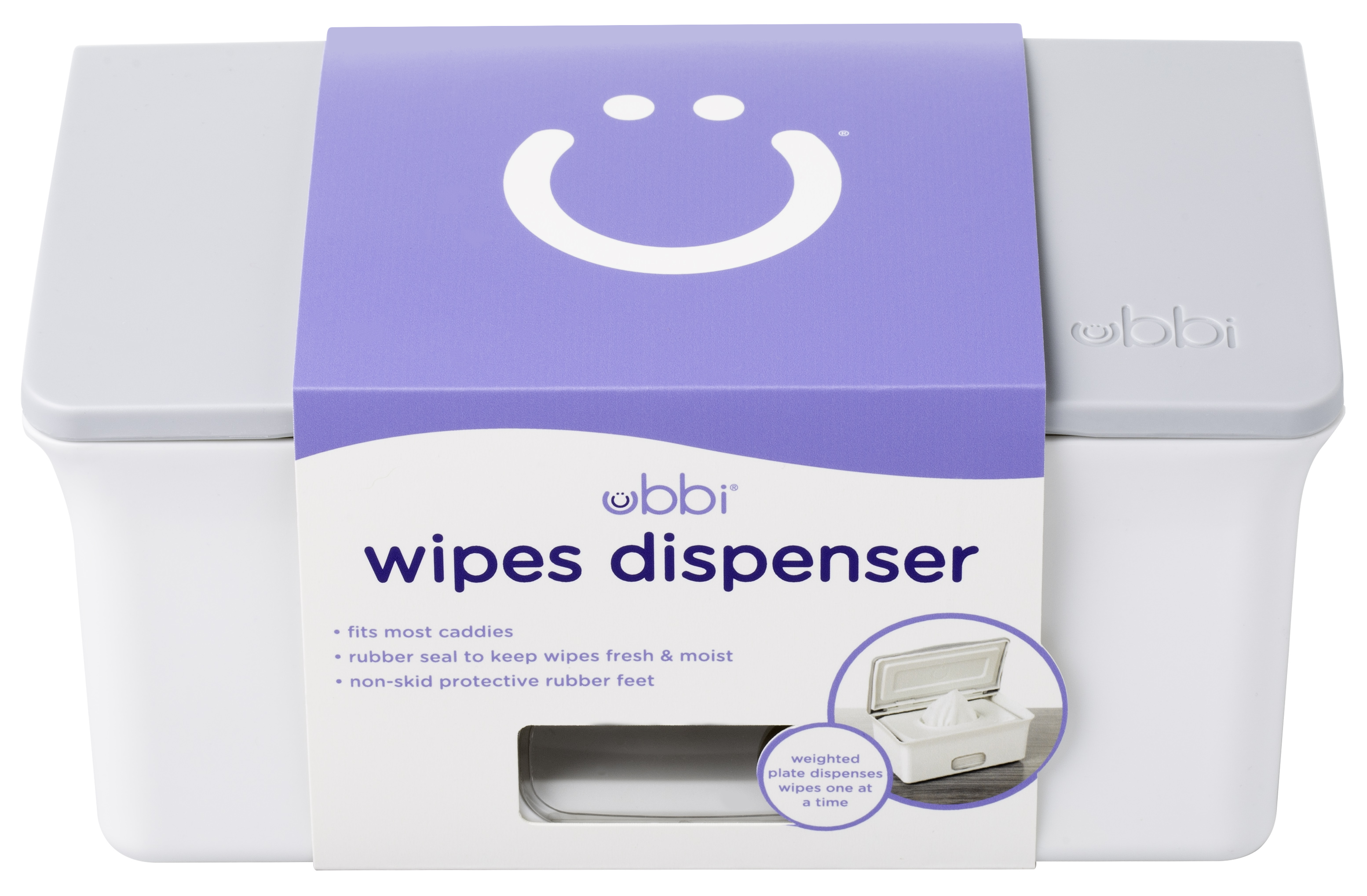 Ubbi Wipes Dispenser Gray 4P distributor of baby and kids products