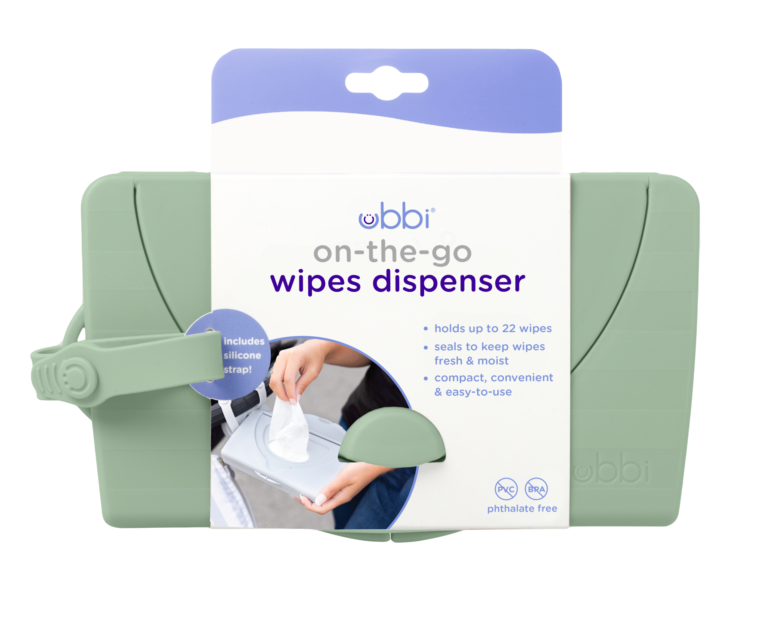 OTG Wipes Dispenser Sage - 3