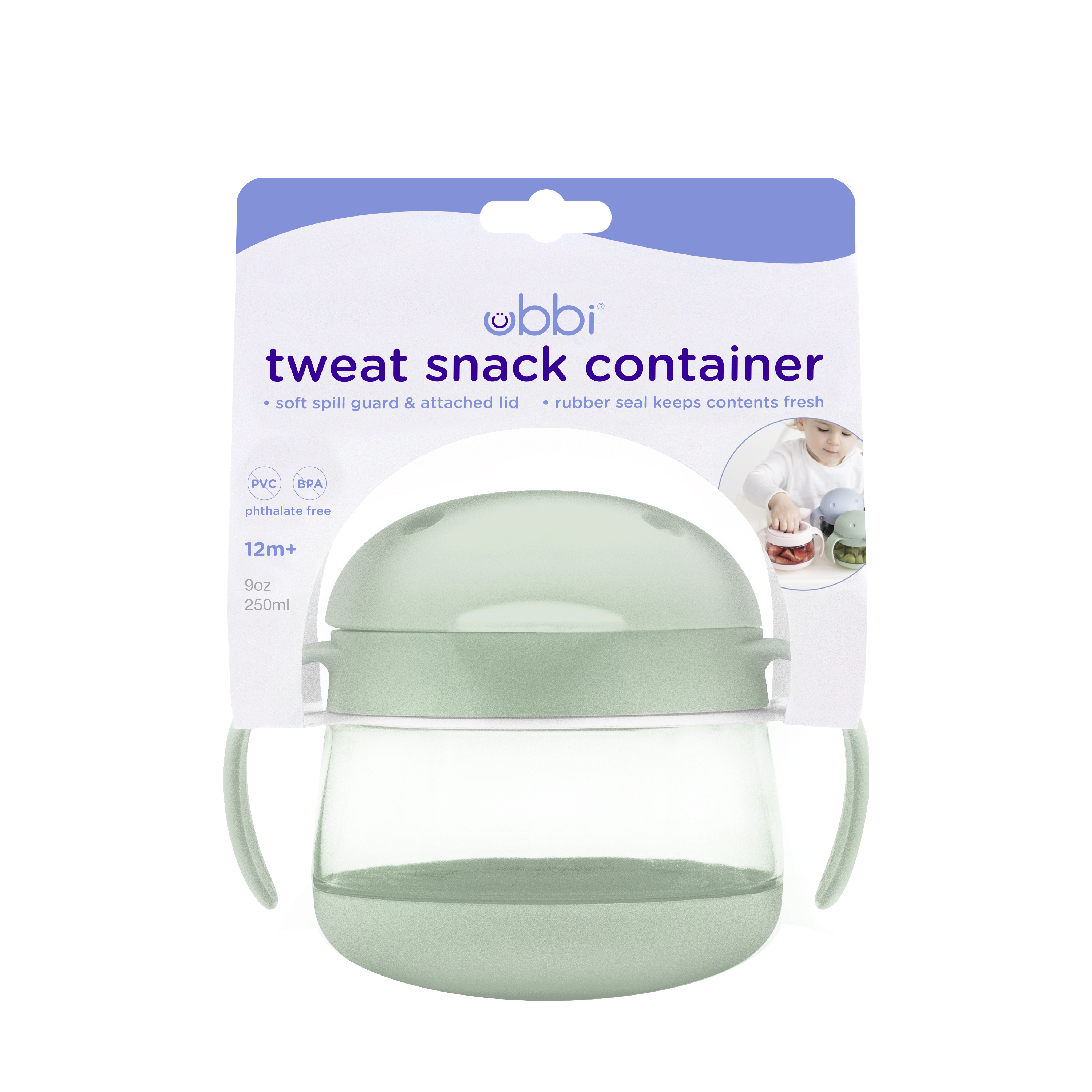 Tweat Snack Container  Sage - 3