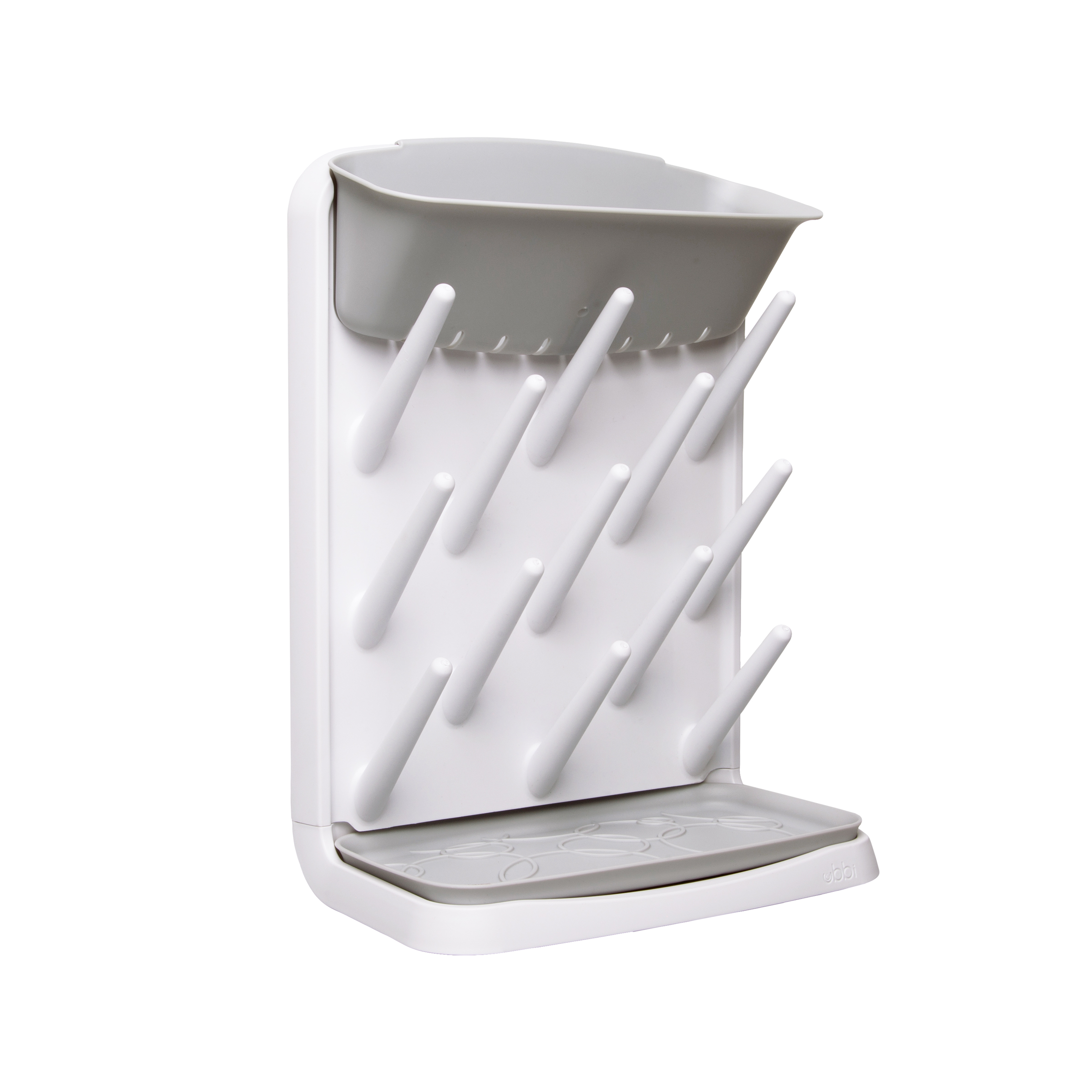 Vertical Bottle Drying Rack Gray