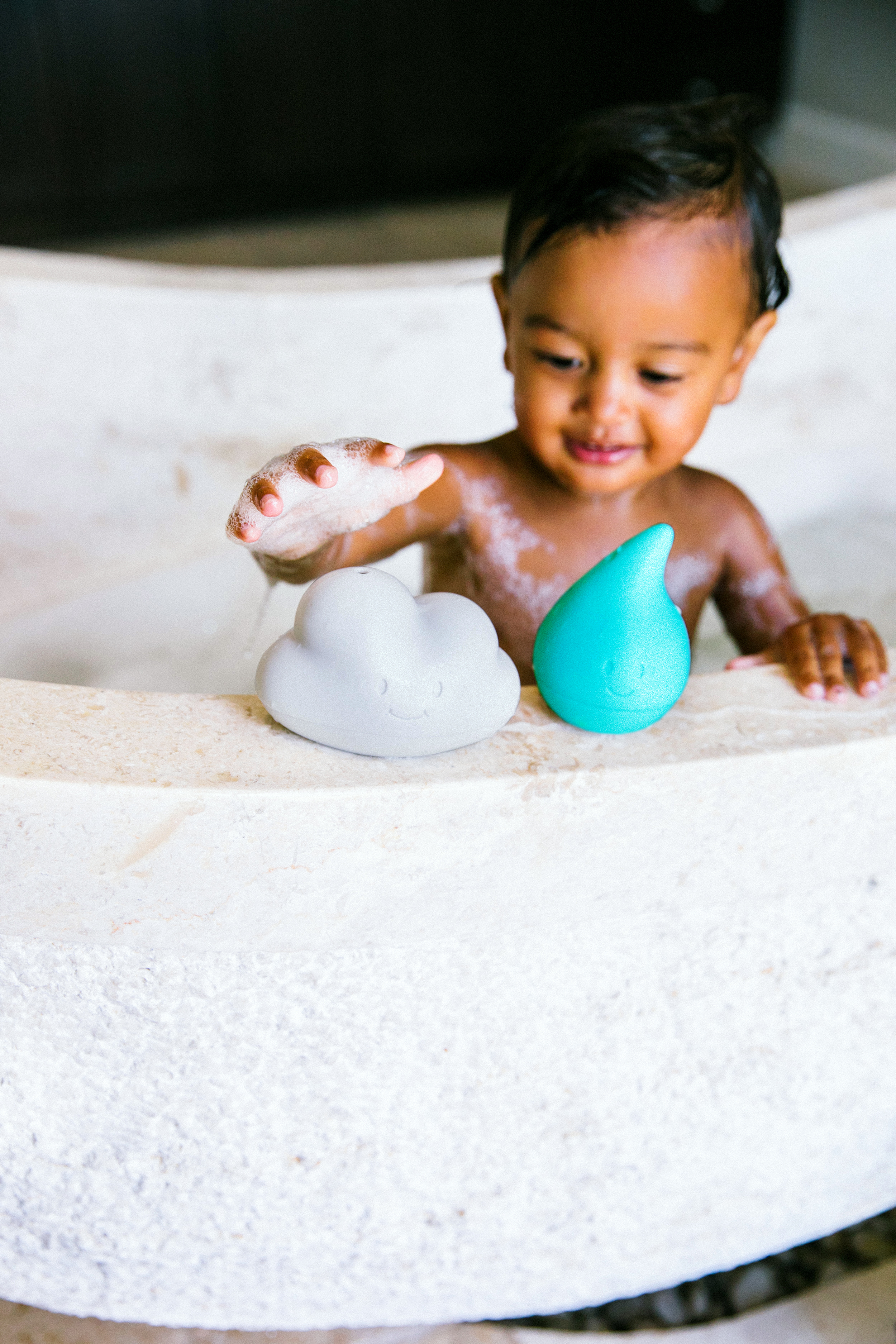 Ubbi Cloud and Droplet Bath Toys Multi - 5