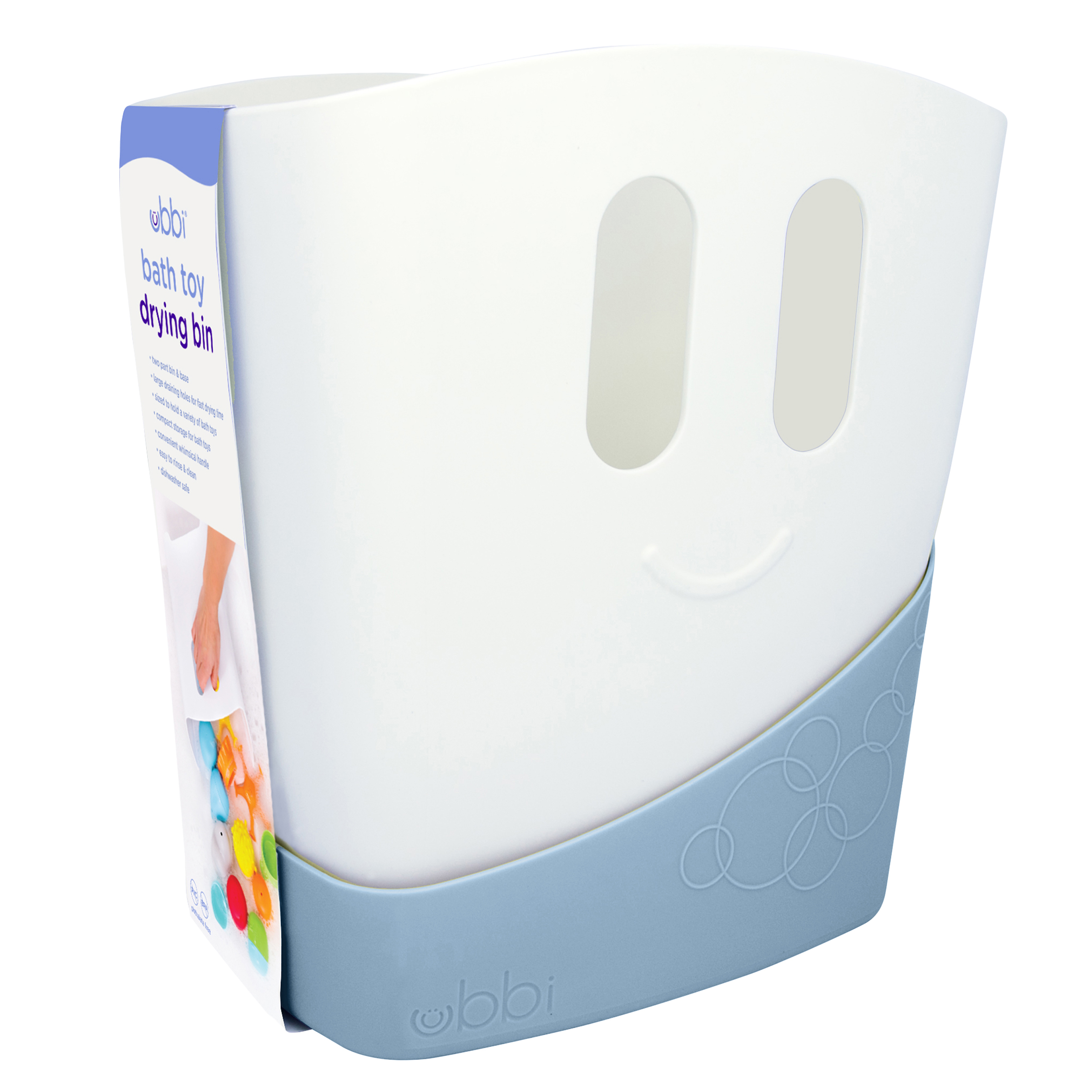 Bath Toy Drying Bin Cloudy Blue - 3