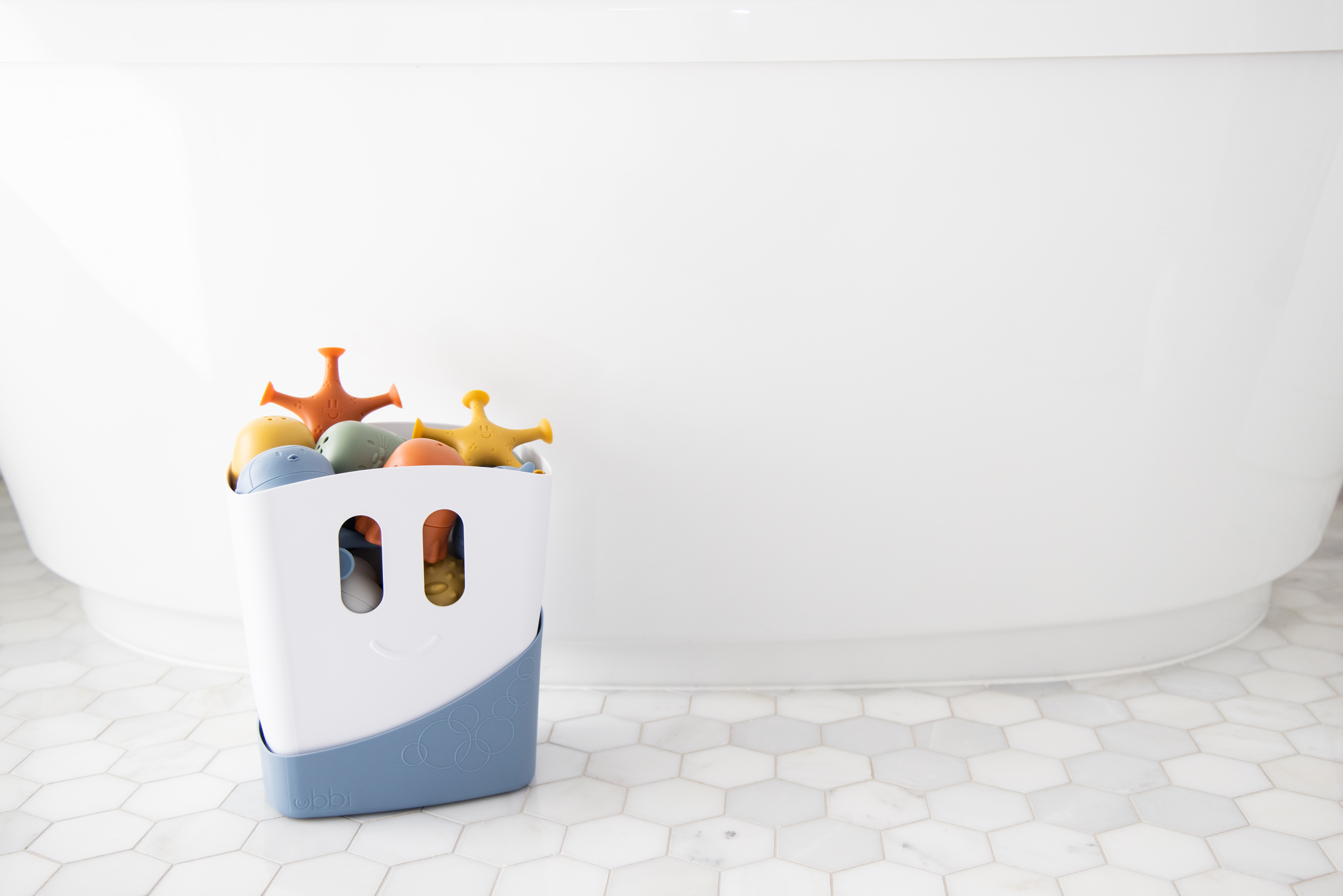 Bath Toy Drying Bin Cloudy Blue - 7