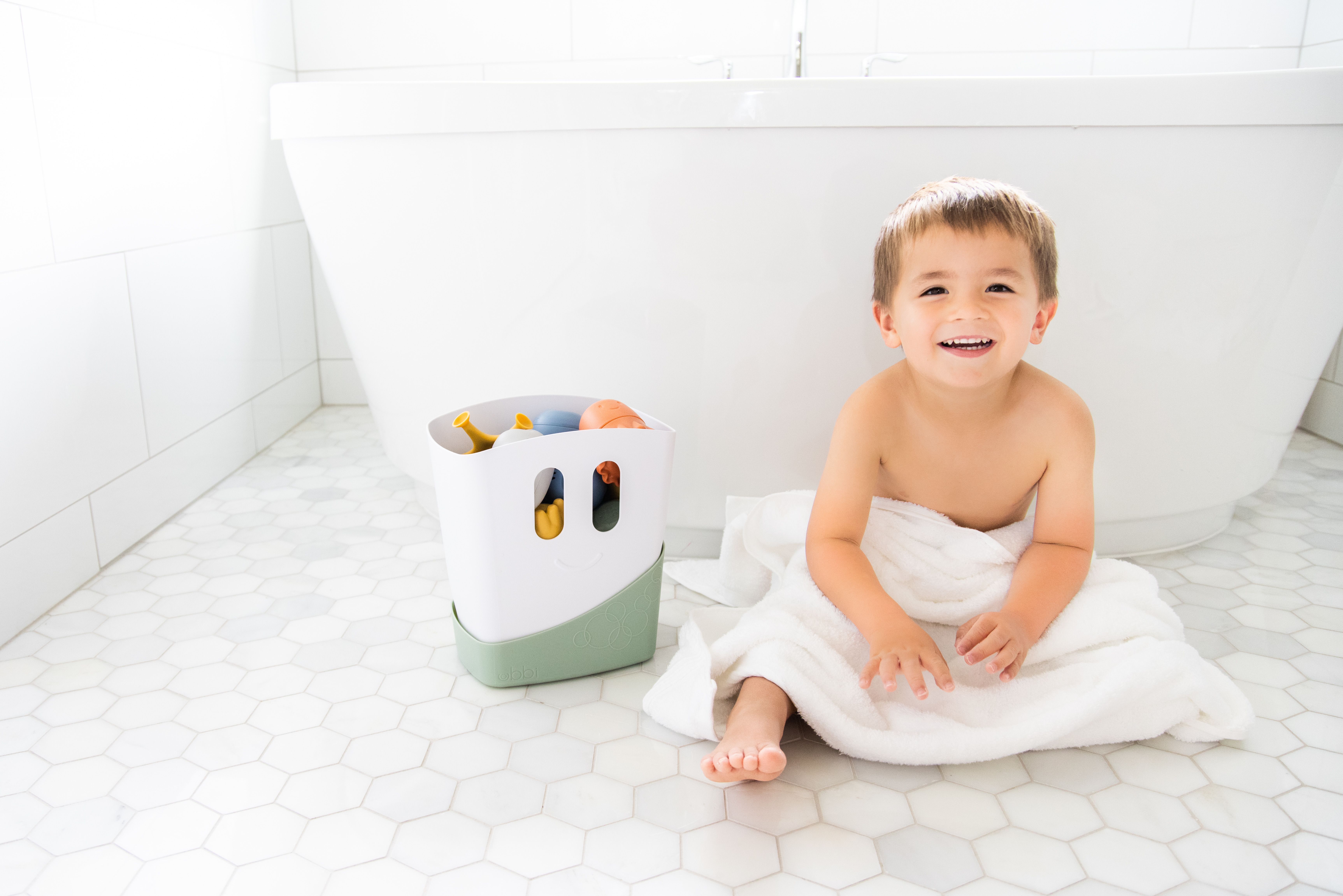 Ubbi Bath Toy Drying Bin Sage - 9