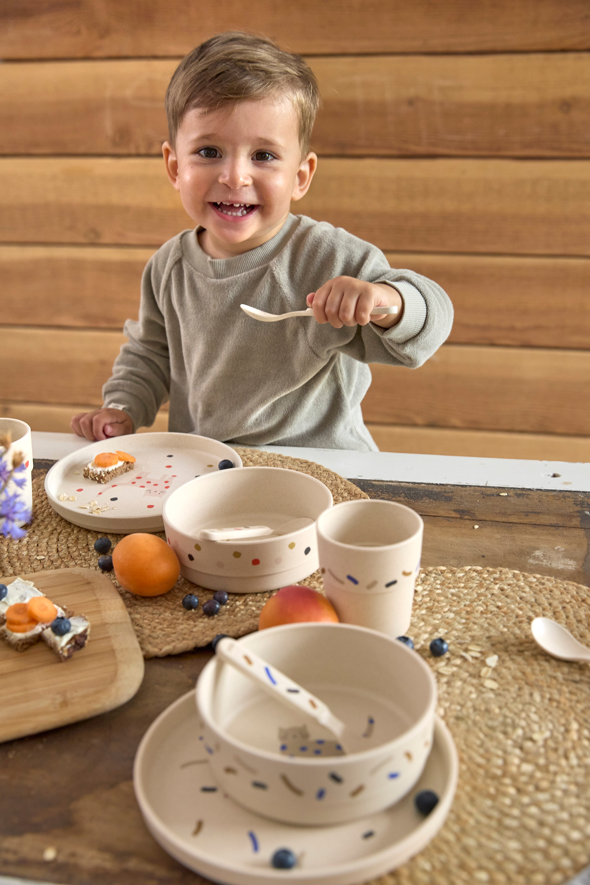 Lässig Dish Set PP/Cellulose Little Mateys Royal Blue - 5